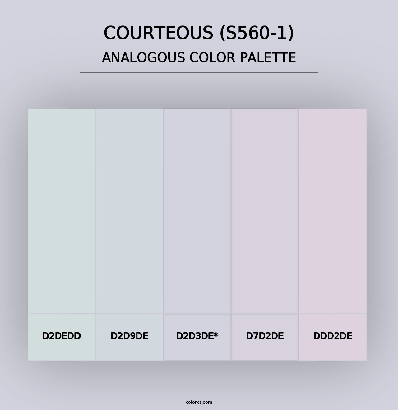 Courteous (S560-1) - Analogous Color Palette