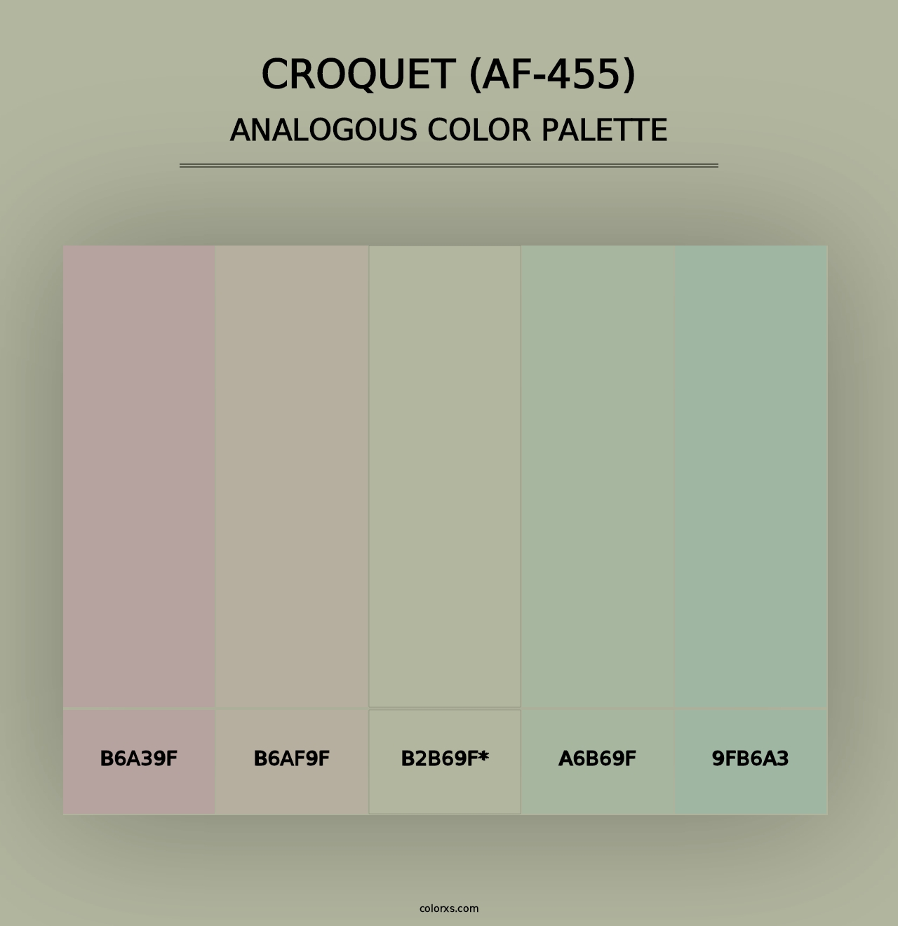 Croquet (AF-455) - Analogous Color Palette