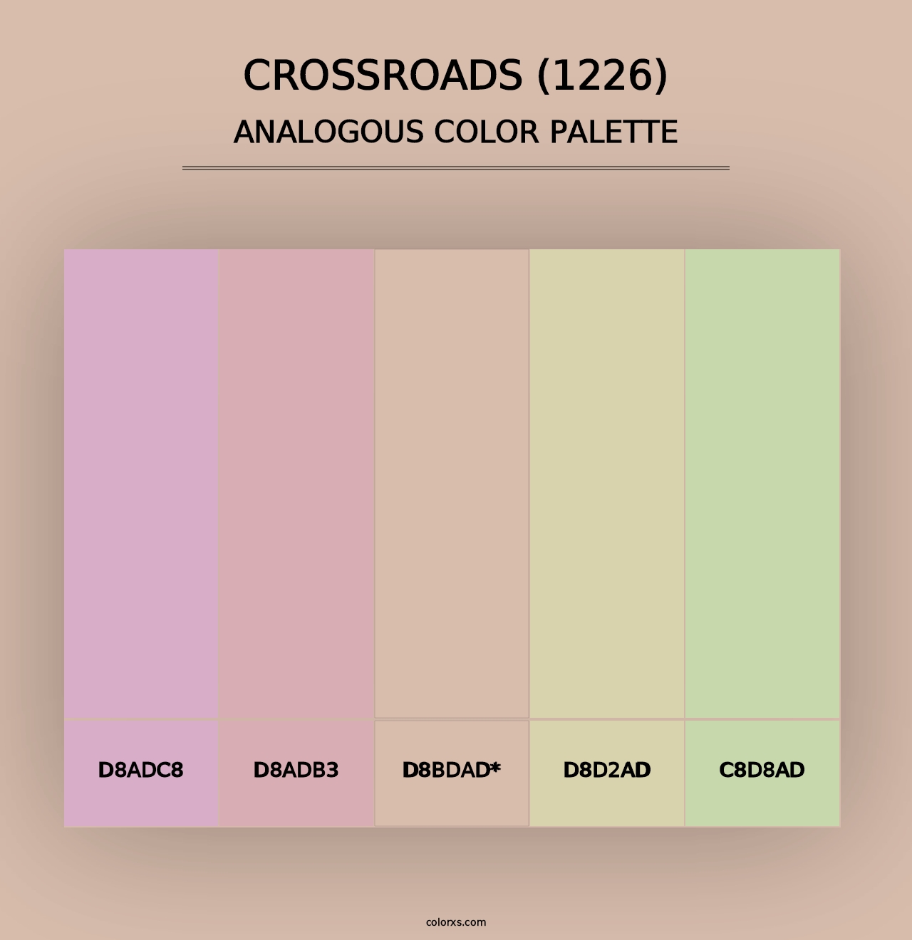 Crossroads (1226) - Analogous Color Palette