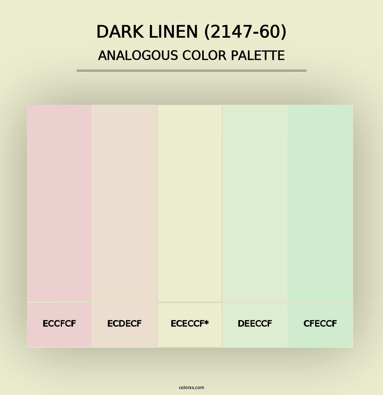 Dark Linen (2147-60) - Analogous Color Palette