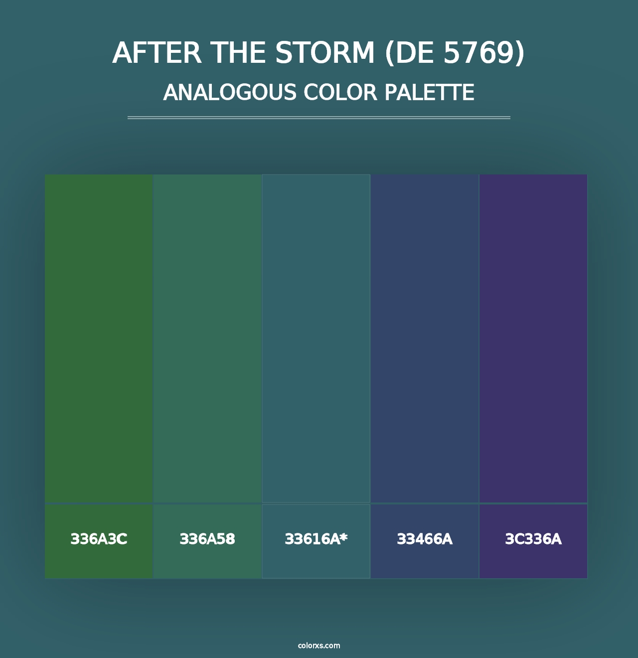 After the Storm (DE 5769) - Analogous Color Palette