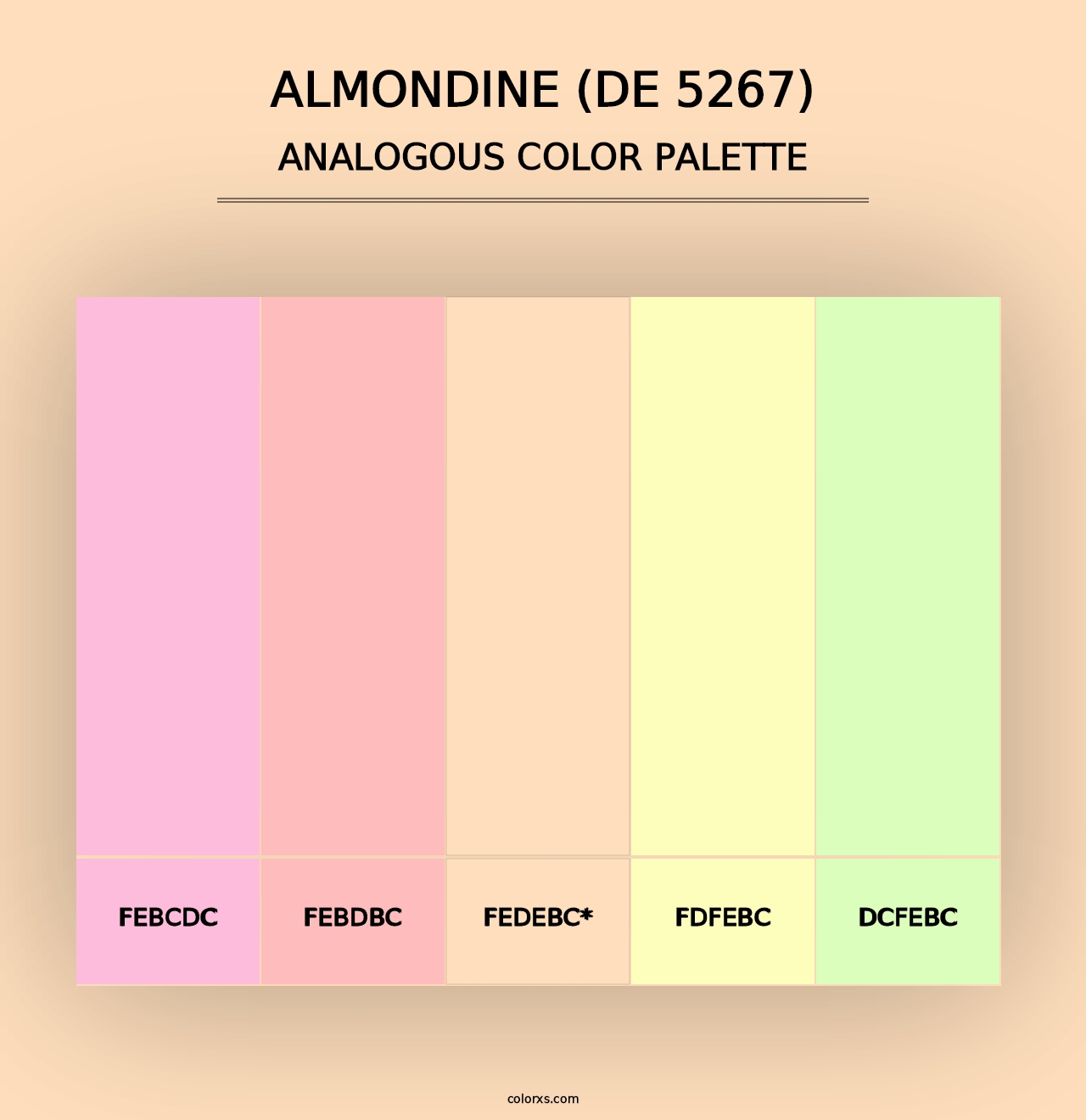 Almondine (DE 5267) - Analogous Color Palette