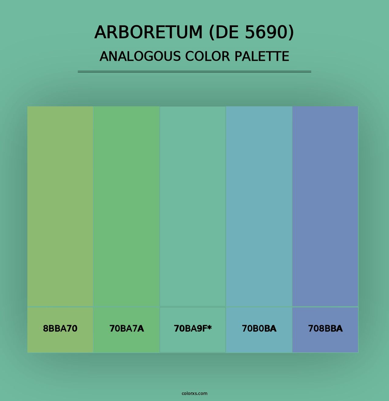 Arboretum (DE 5690) - Analogous Color Palette