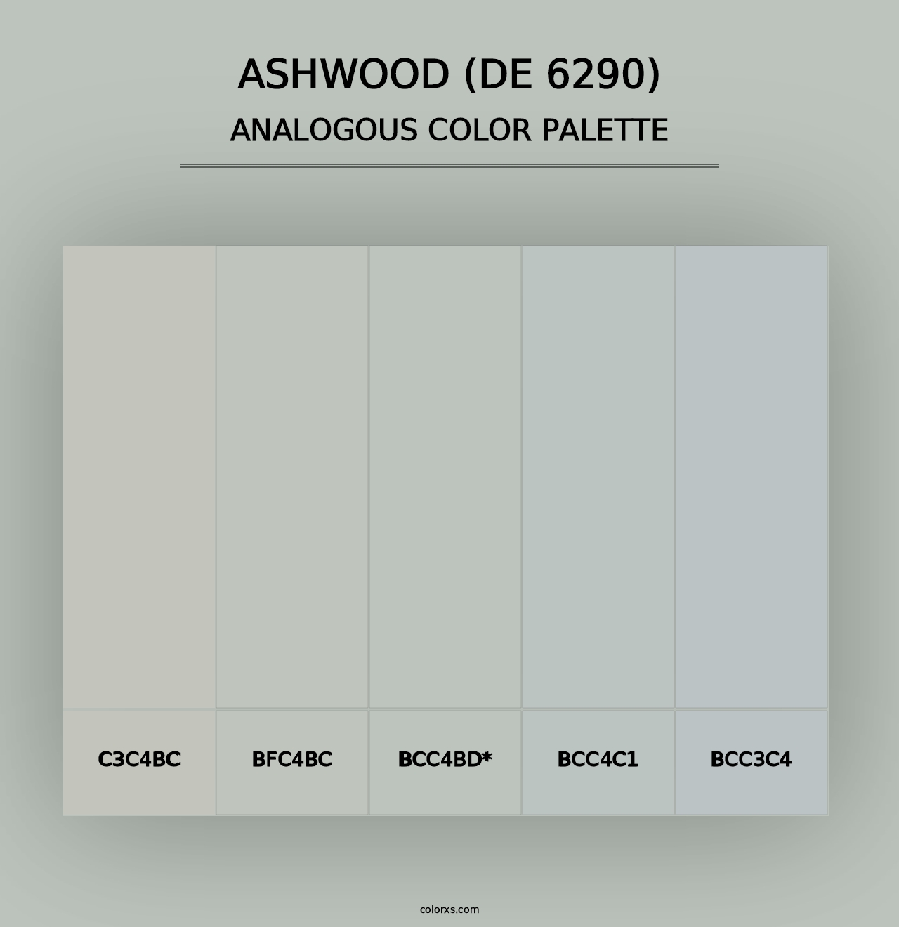 Ashwood (DE 6290) - Analogous Color Palette