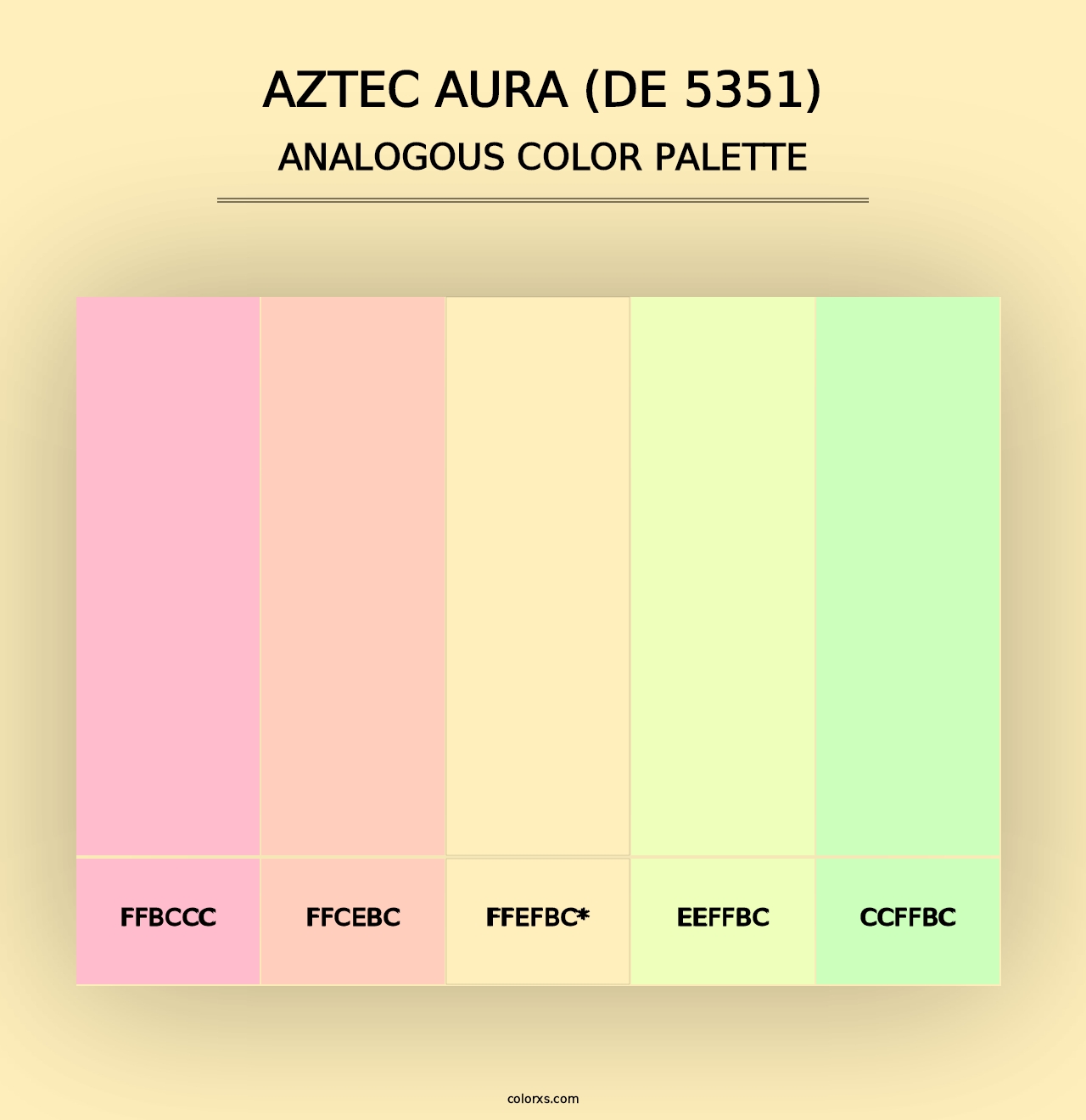 Aztec Aura (DE 5351) - Analogous Color Palette