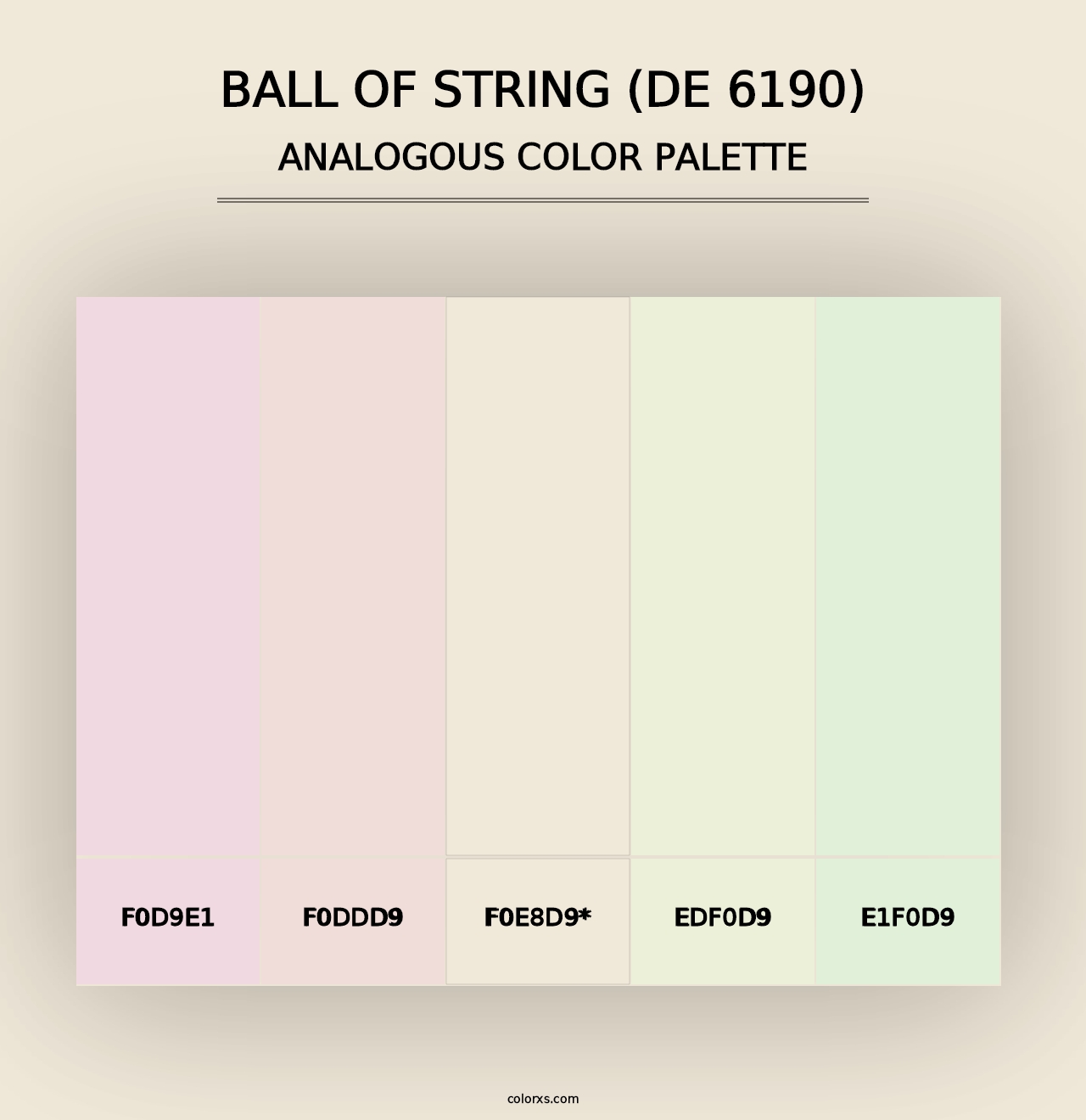 Ball of String (DE 6190) - Analogous Color Palette