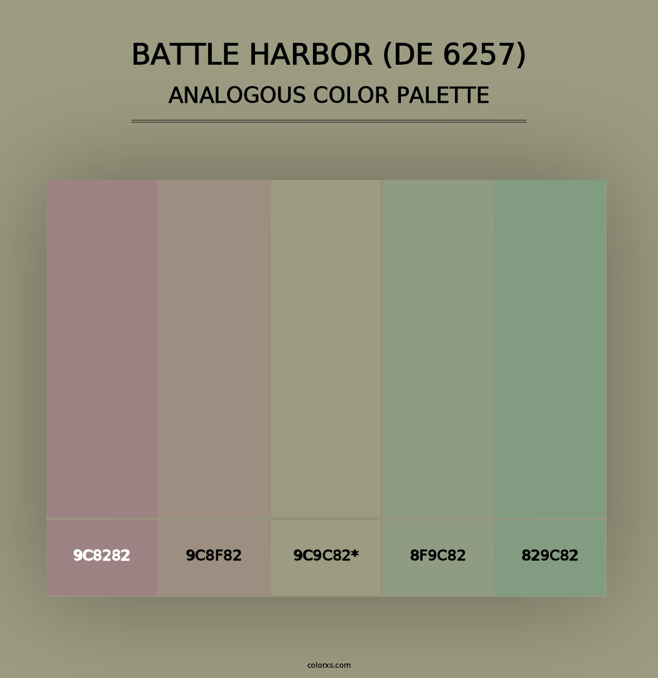 Battle Harbor (DE 6257) - Analogous Color Palette