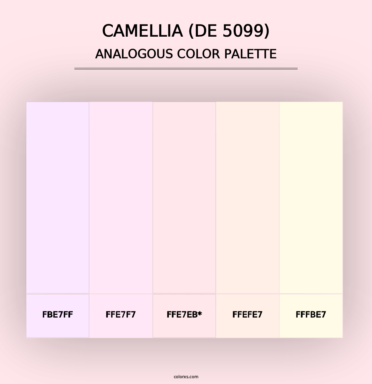 Camellia (DE 5099) - Analogous Color Palette