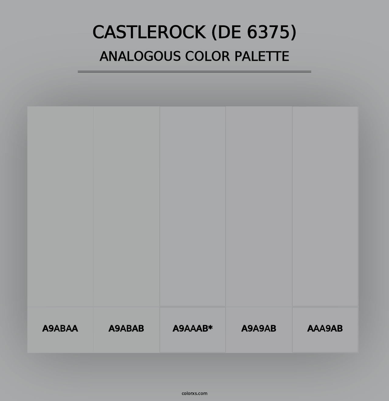 Castlerock (DE 6375) - Analogous Color Palette