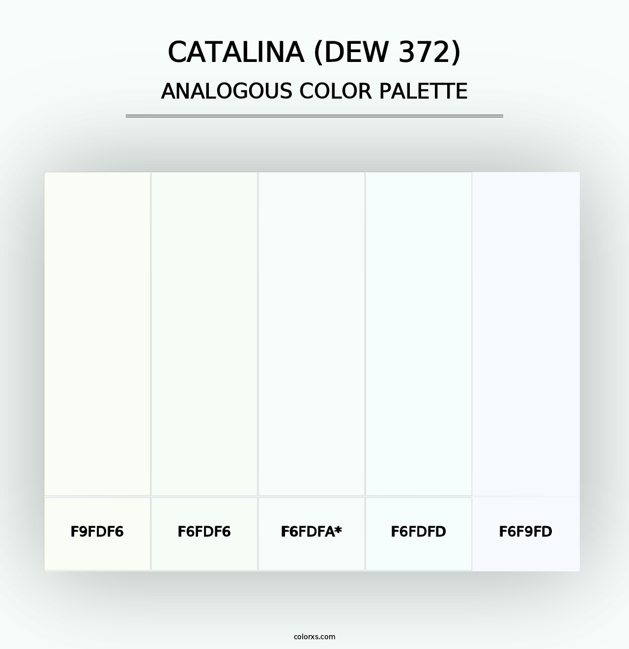 Catalina (DEW 372) - Analogous Color Palette