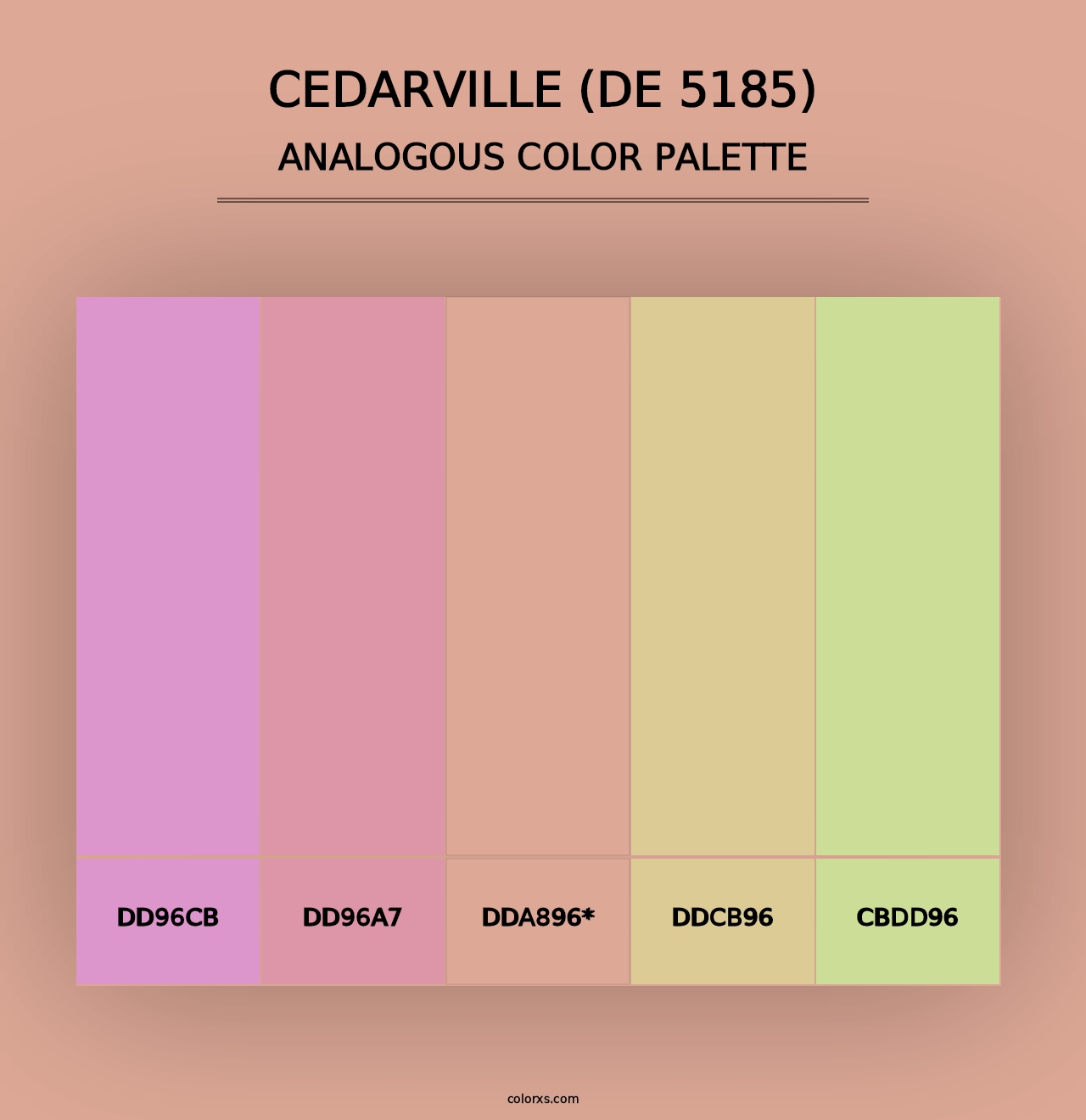 Cedarville (DE 5185) - Analogous Color Palette