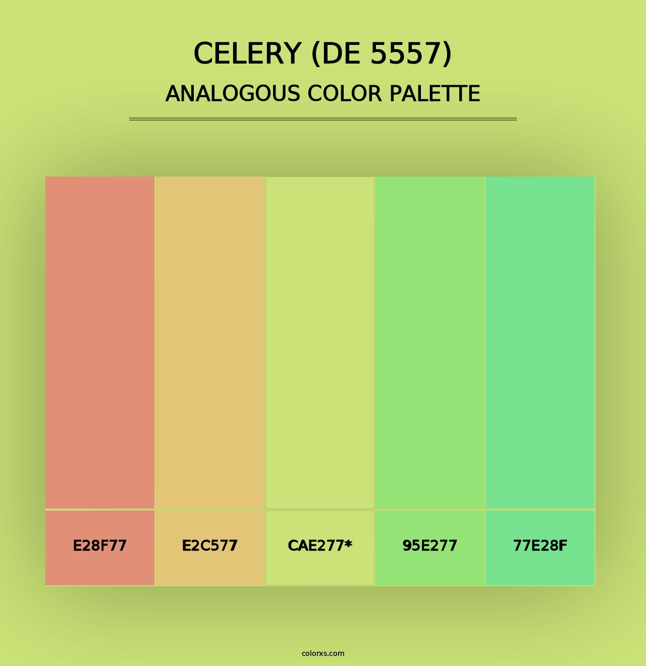 Celery (DE 5557) - Analogous Color Palette