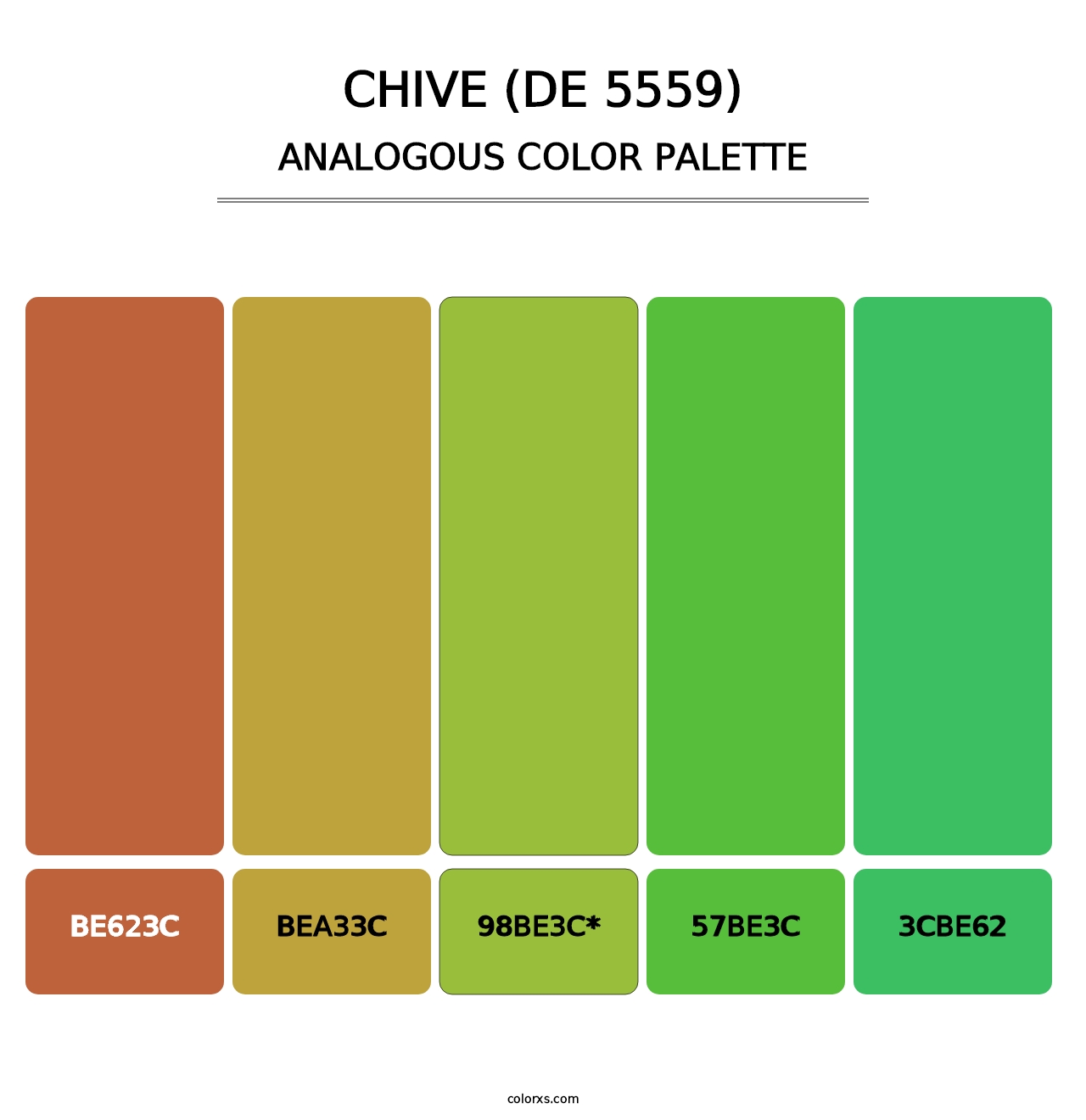 Chive (DE 5559) - Analogous Color Palette