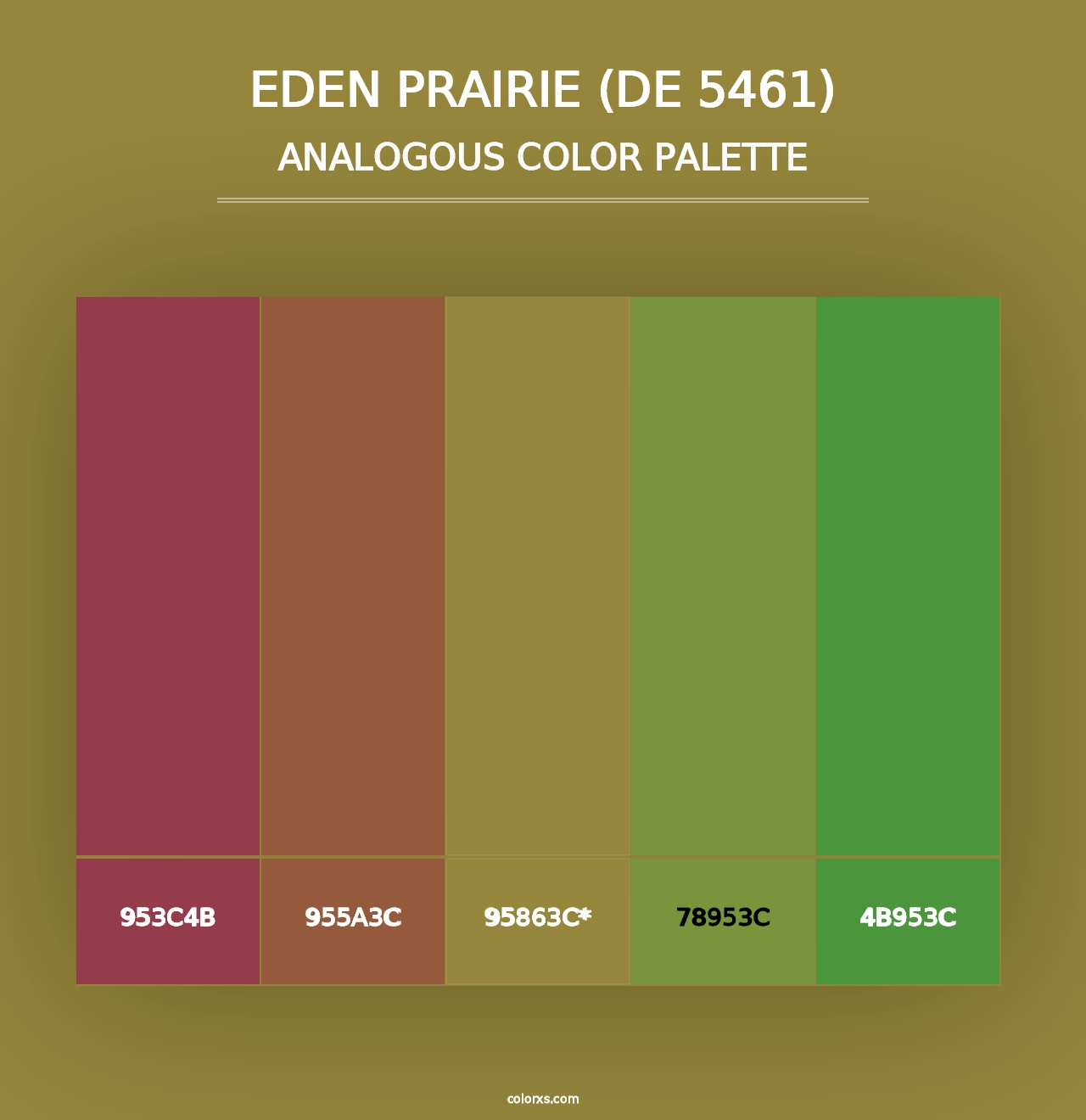 Eden Prairie (DE 5461) - Analogous Color Palette