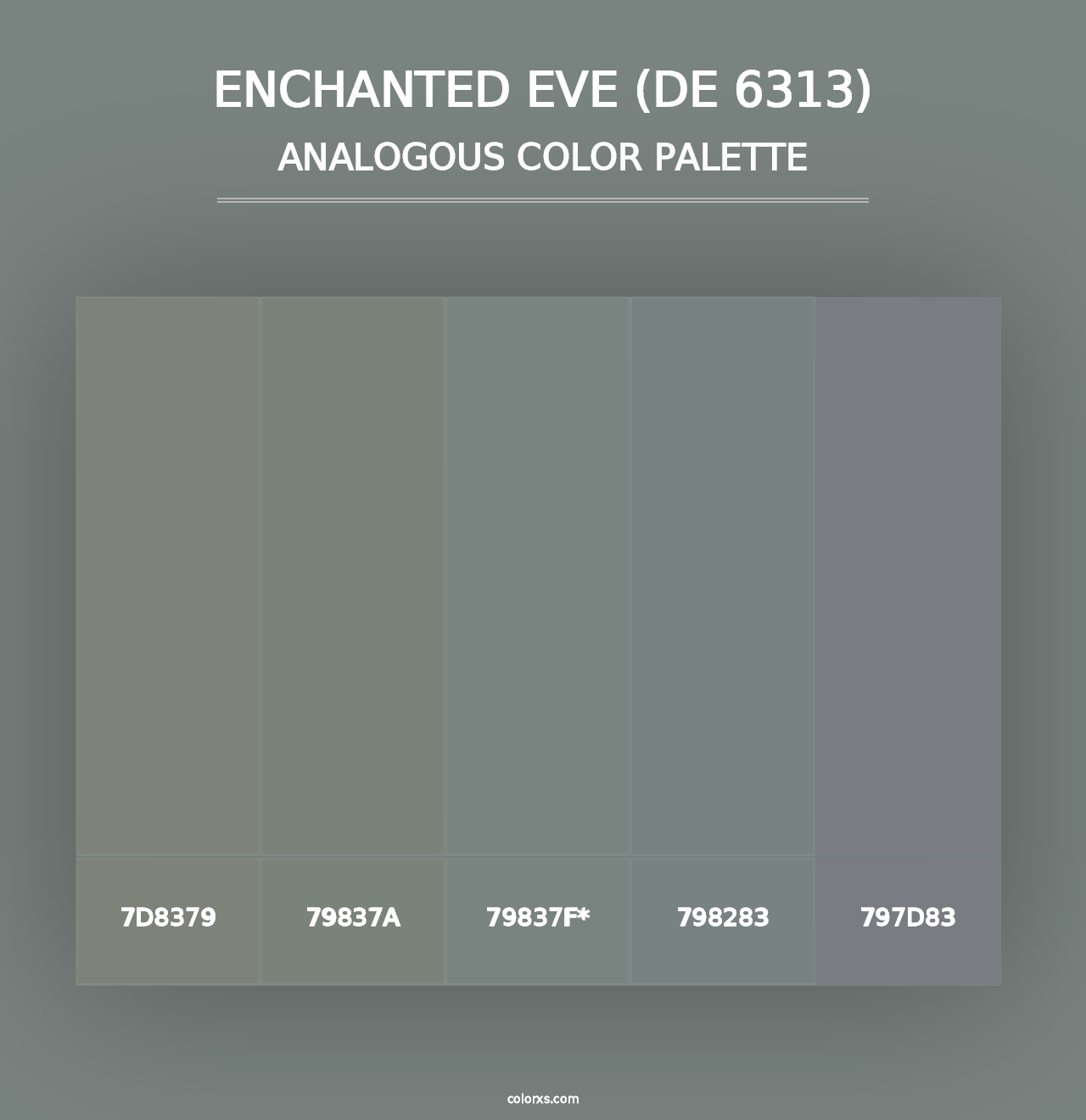 Enchanted Eve (DE 6313) - Analogous Color Palette