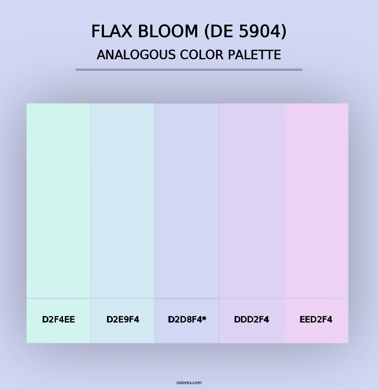 Flax Bloom (DE 5904) - Analogous Color Palette