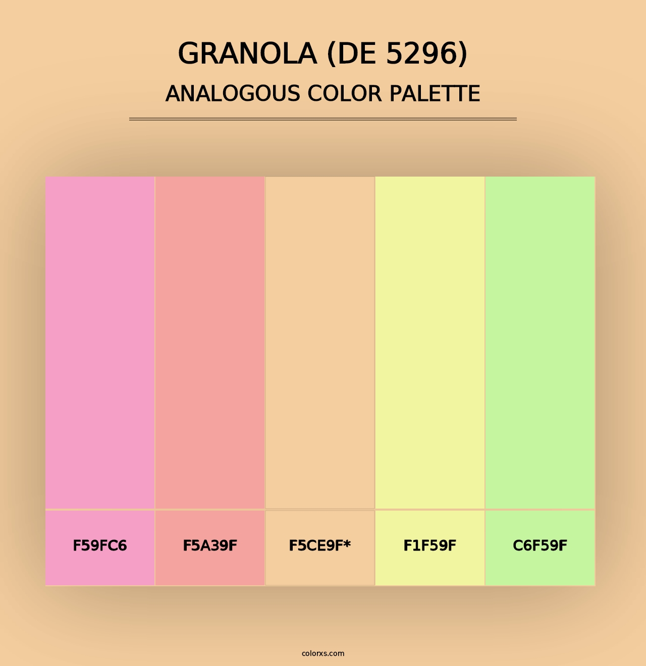 Granola (DE 5296) - Analogous Color Palette