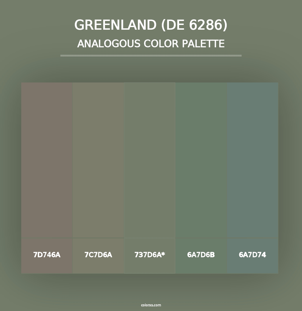 Greenland (DE 6286) - Analogous Color Palette