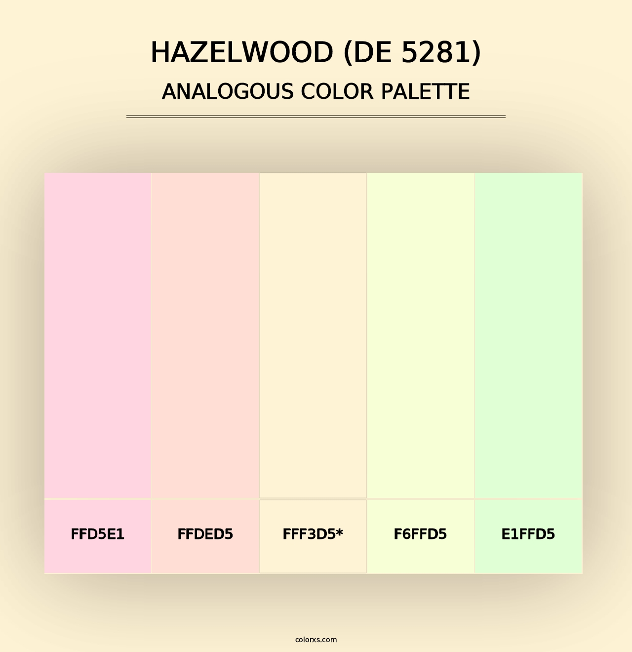 Hazelwood (DE 5281) - Analogous Color Palette