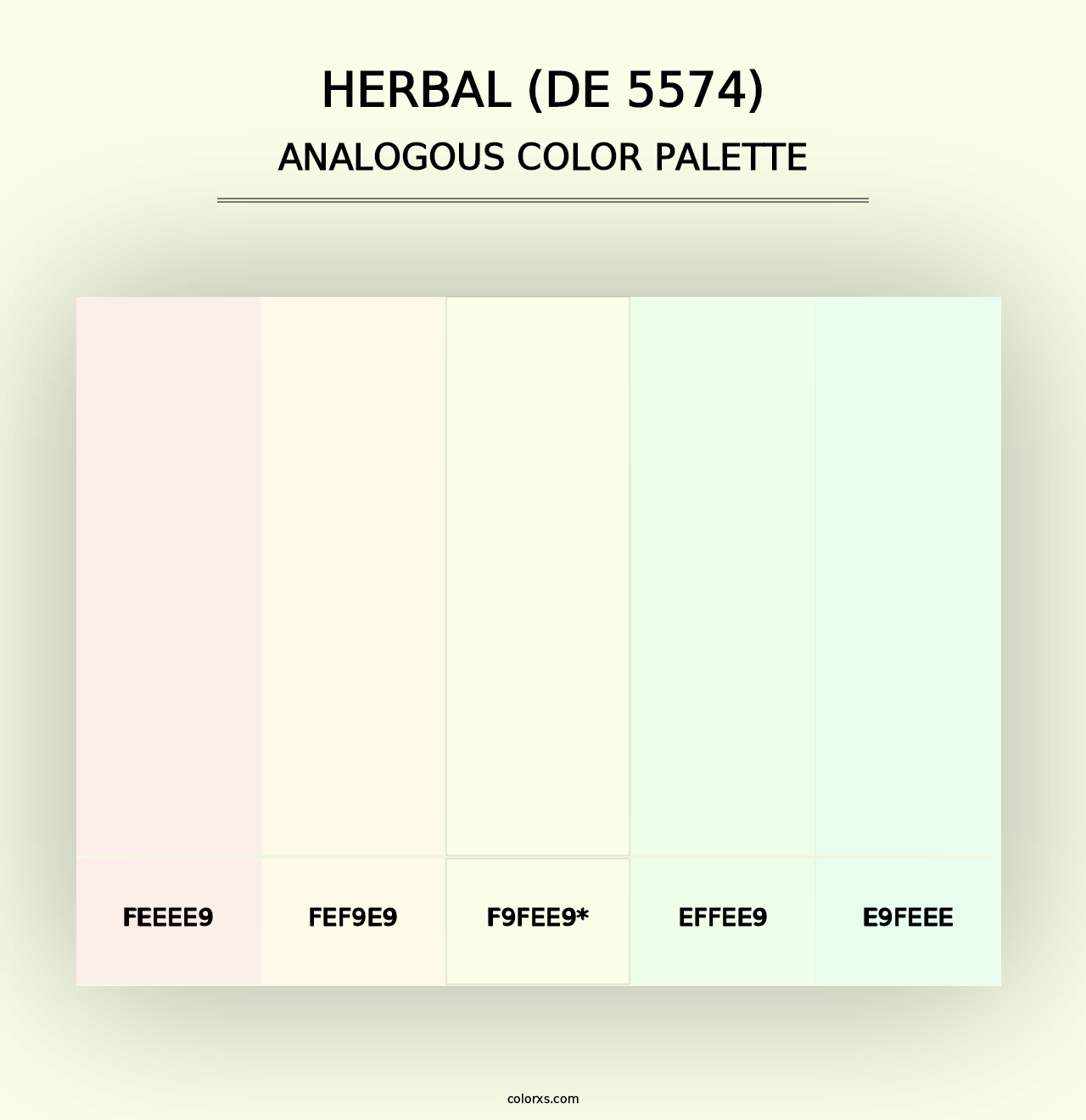 Herbal (DE 5574) - Analogous Color Palette