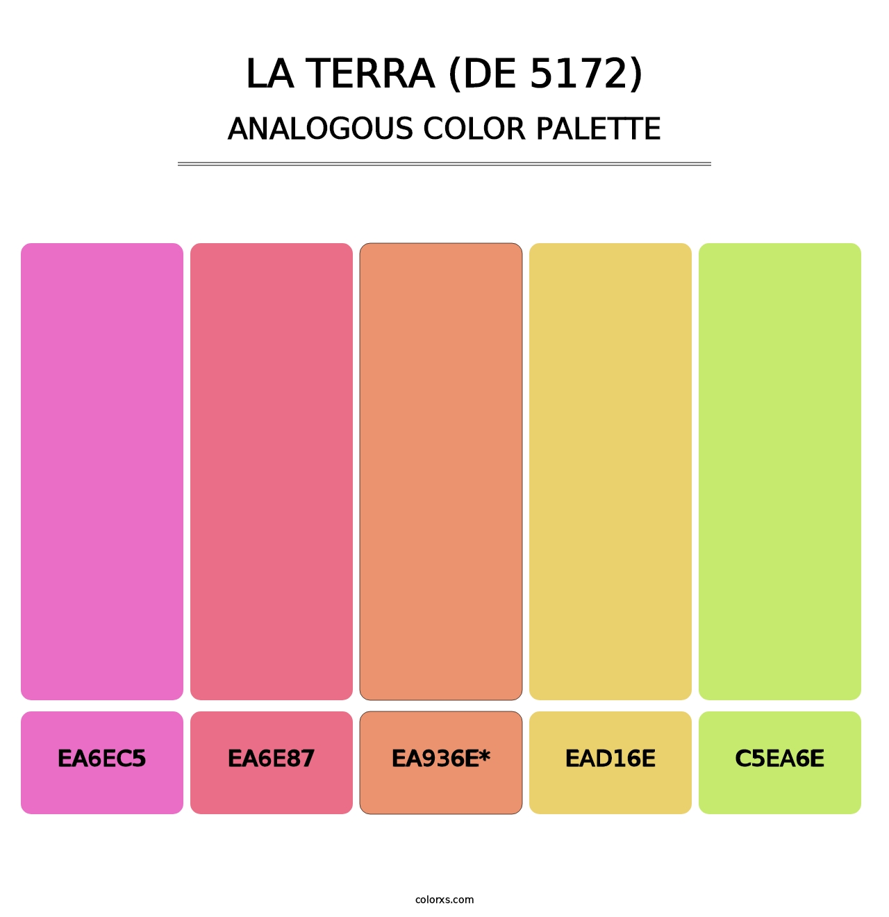 La Terra (DE 5172) - Analogous Color Palette