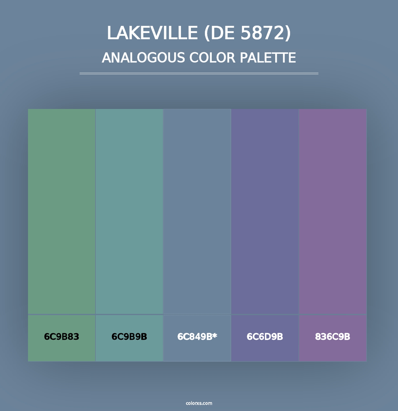 Lakeville (DE 5872) - Analogous Color Palette