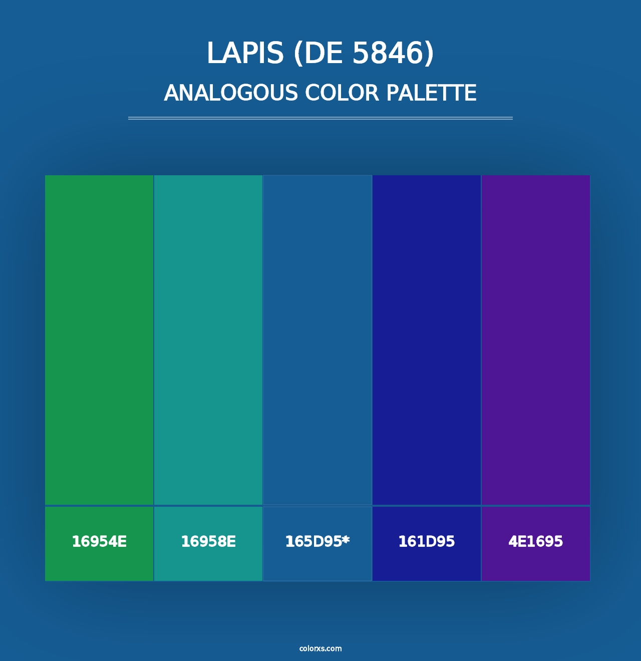 Lapis (DE 5846) - Analogous Color Palette