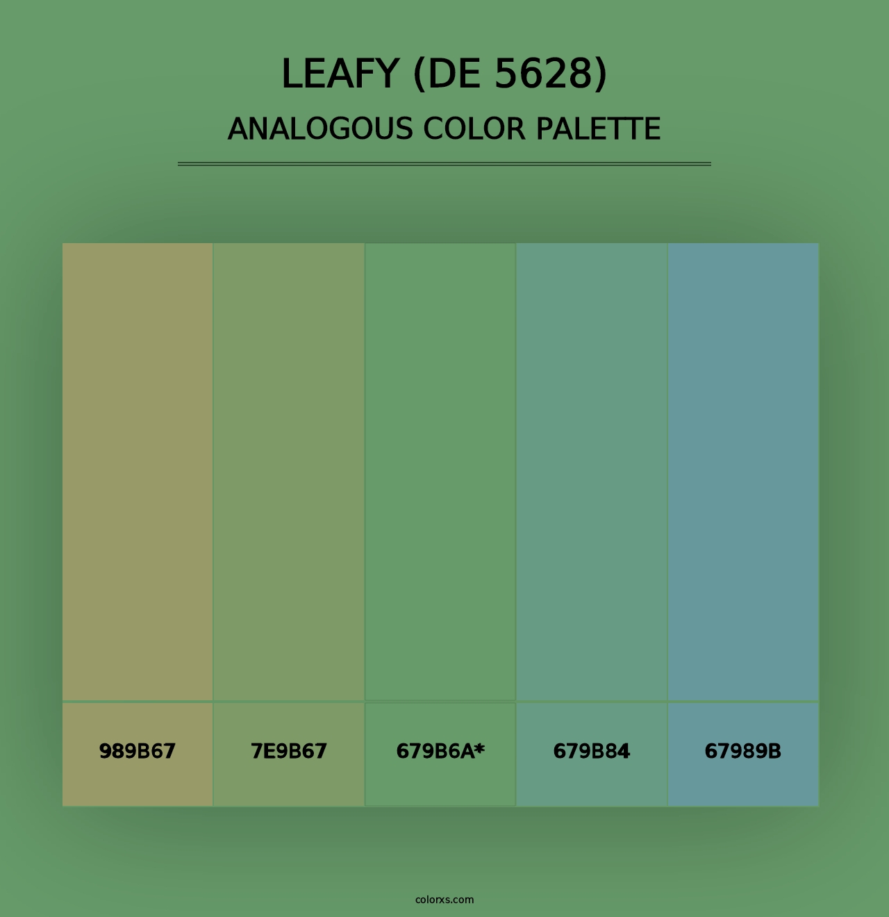 Leafy (DE 5628) - Analogous Color Palette