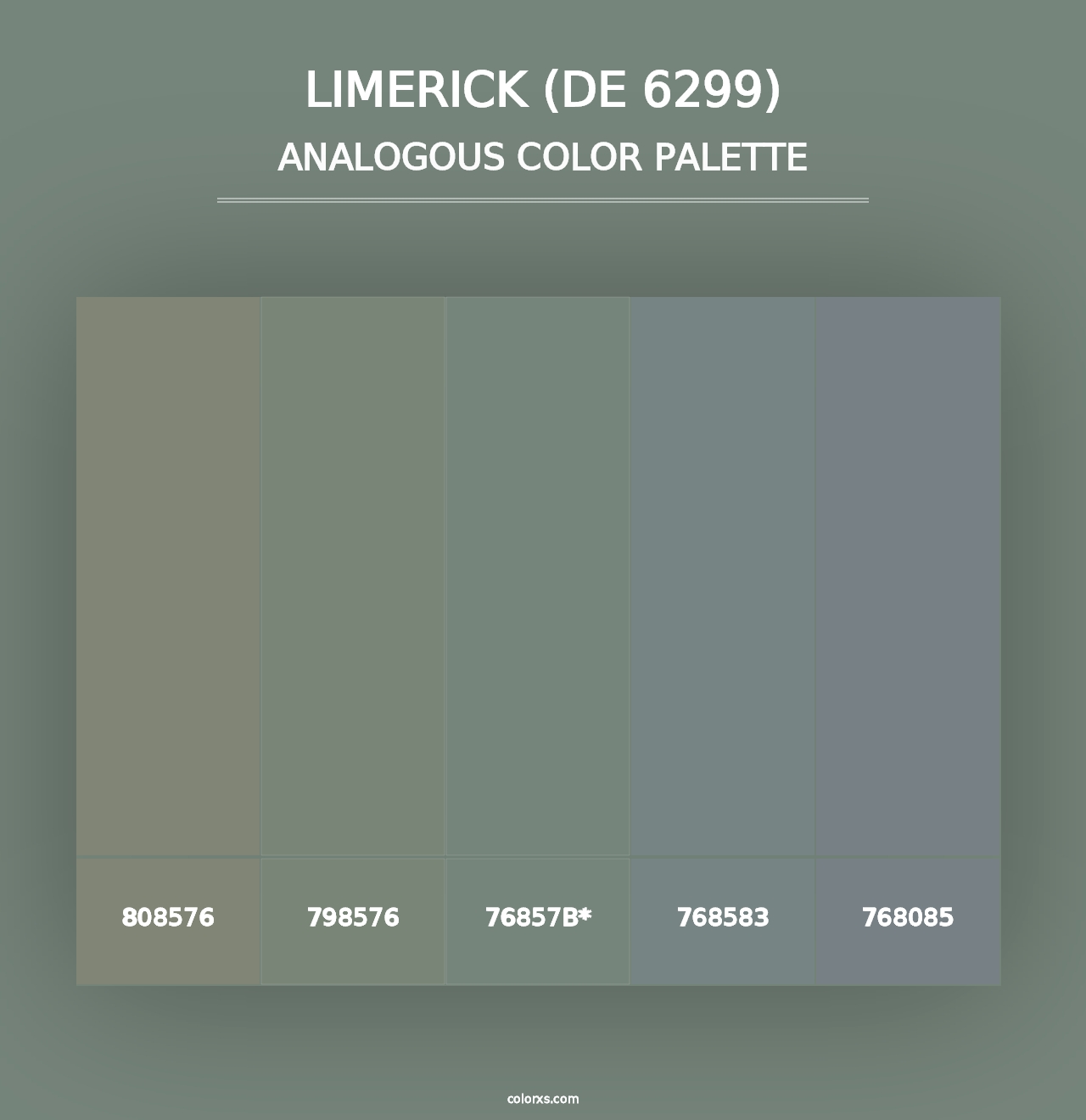 Limerick (DE 6299) - Analogous Color Palette