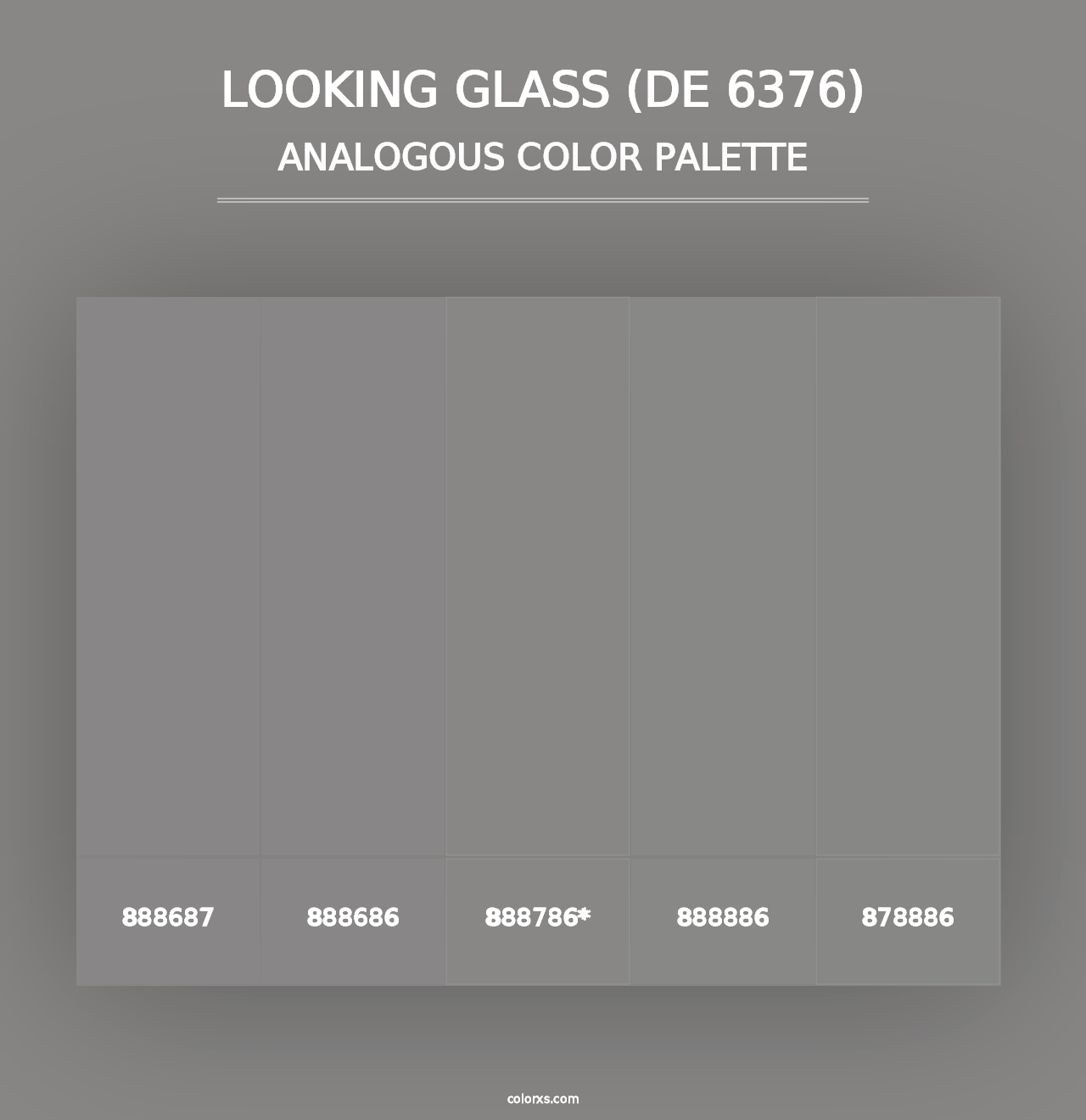 Looking Glass (DE 6376) - Analogous Color Palette