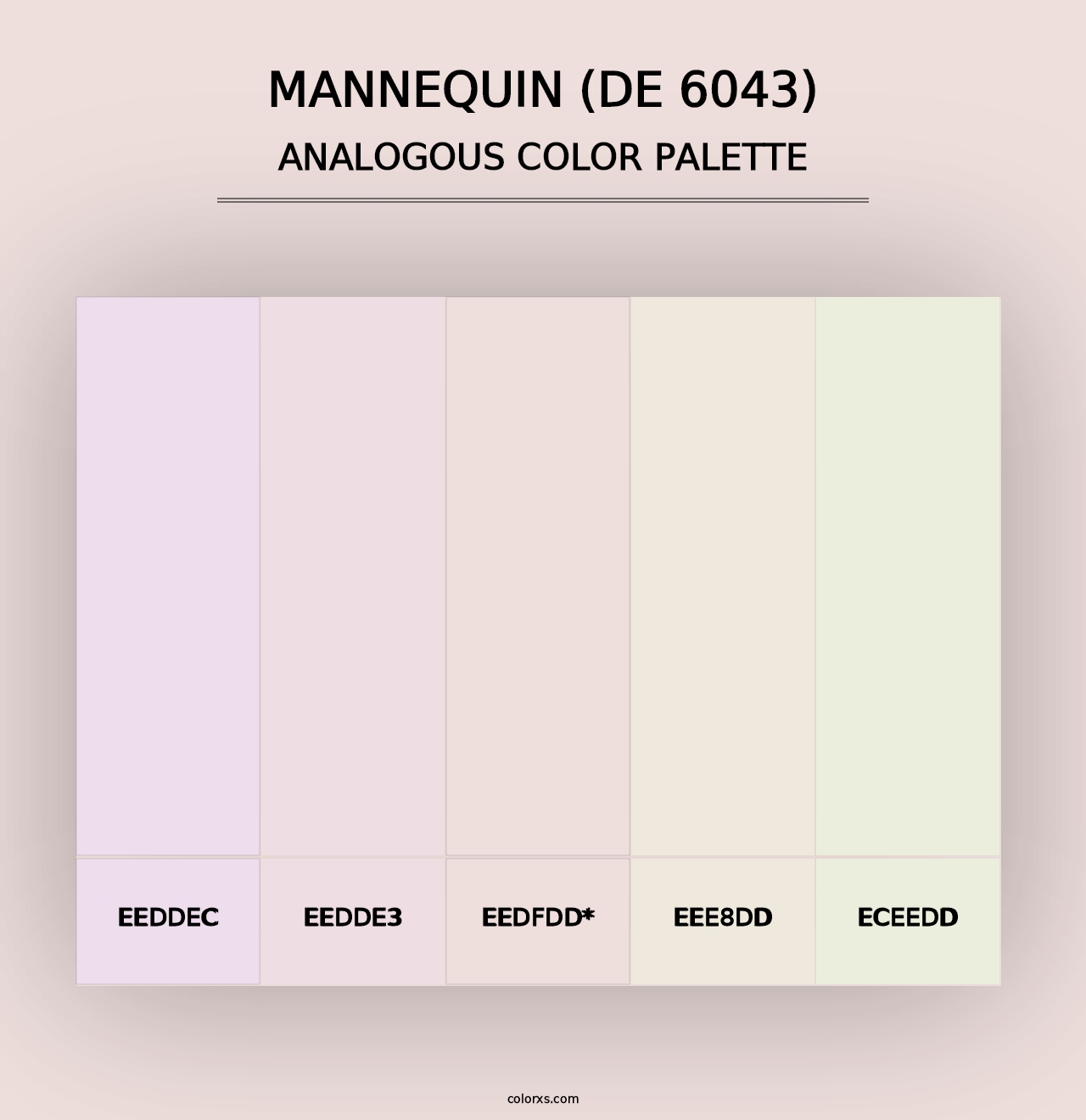 Mannequin (DE 6043) - Analogous Color Palette