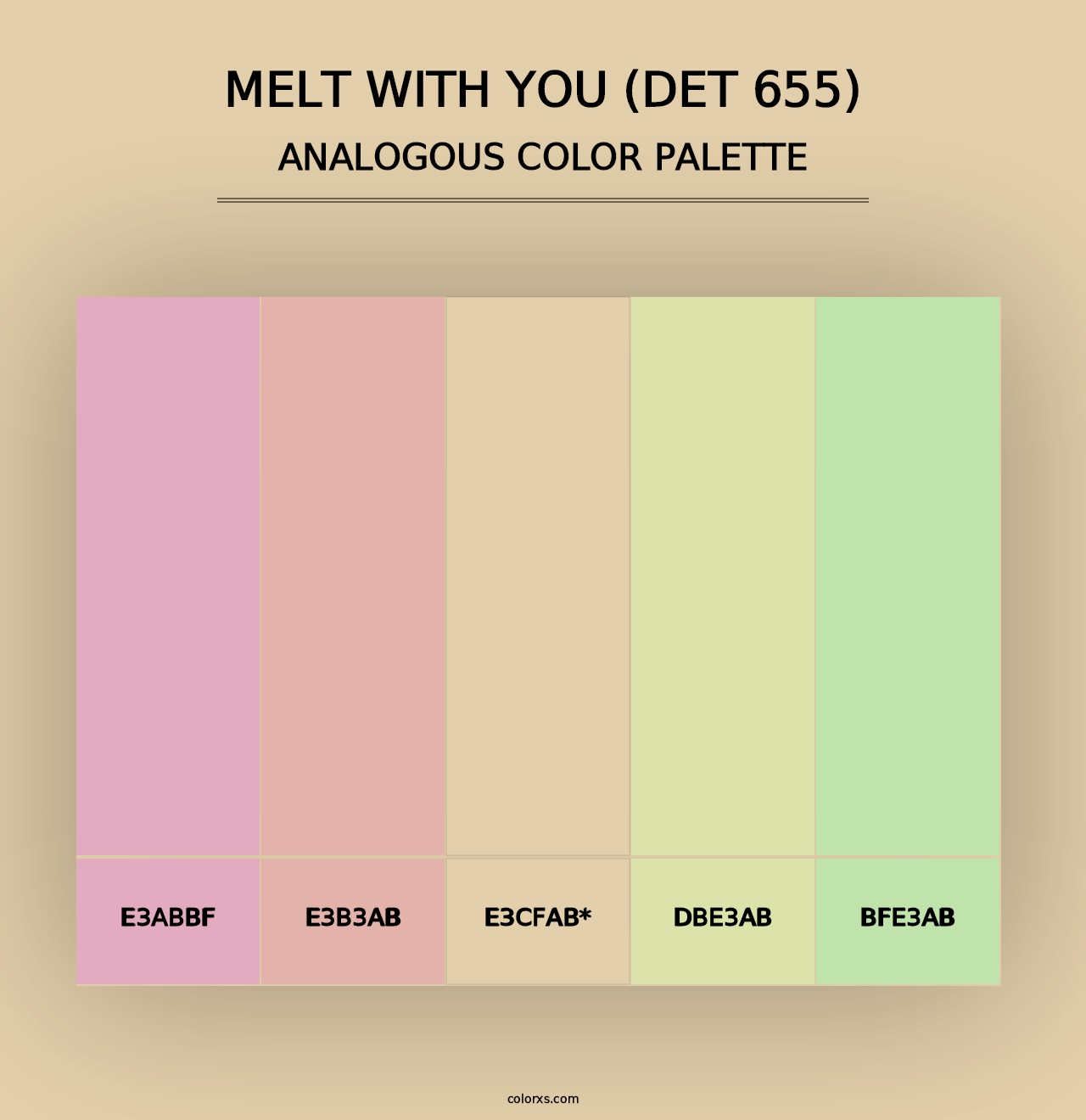 Melt with You (DET 655) - Analogous Color Palette