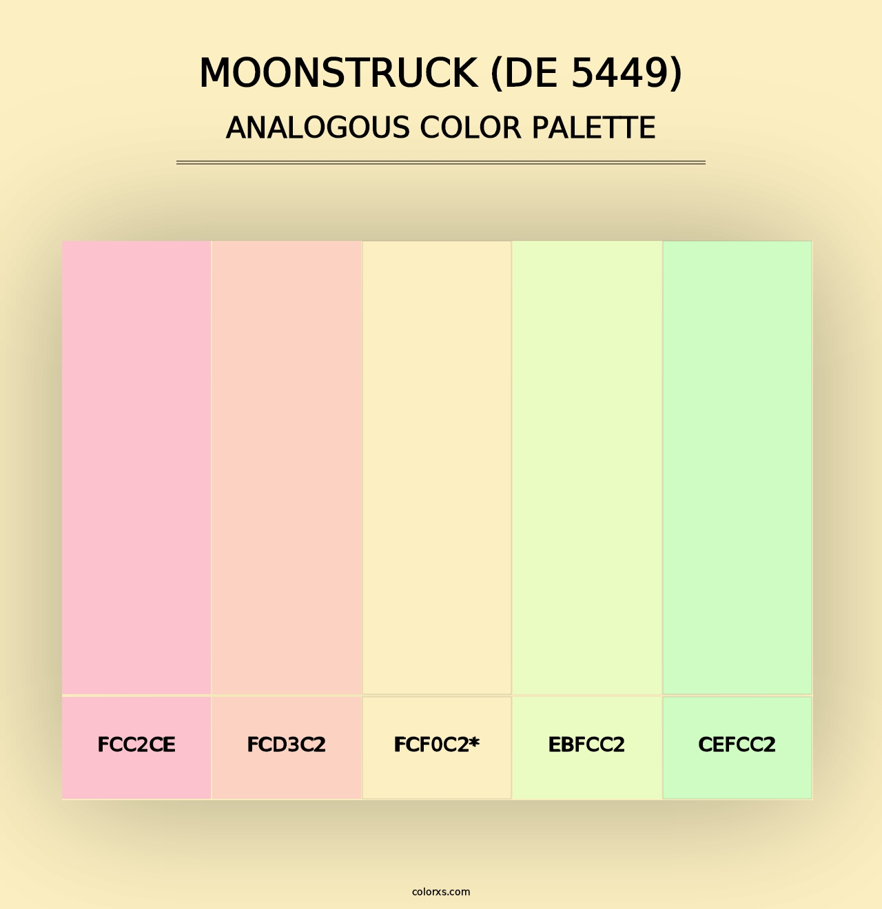 Moonstruck (DE 5449) - Analogous Color Palette