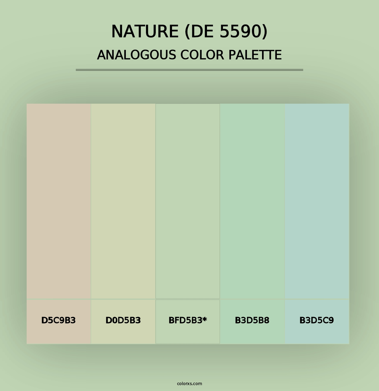 Nature (DE 5590) - Analogous Color Palette