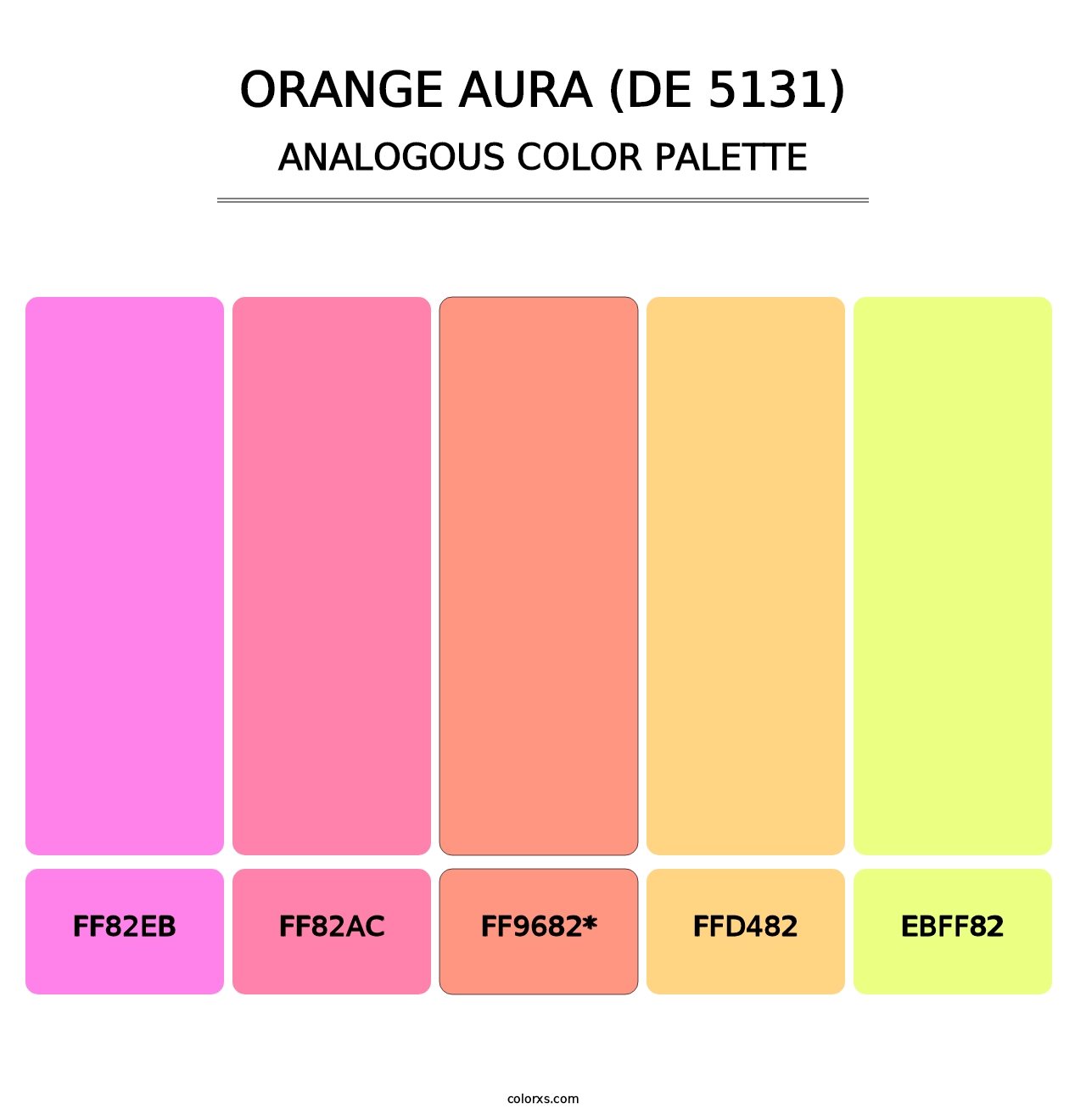 Orange Aura (DE 5131) - Analogous Color Palette