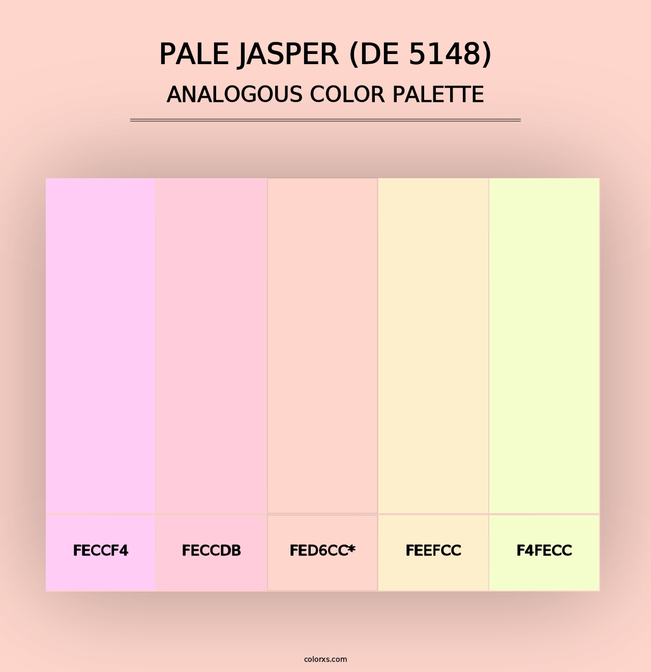 Pale Jasper (DE 5148) - Analogous Color Palette