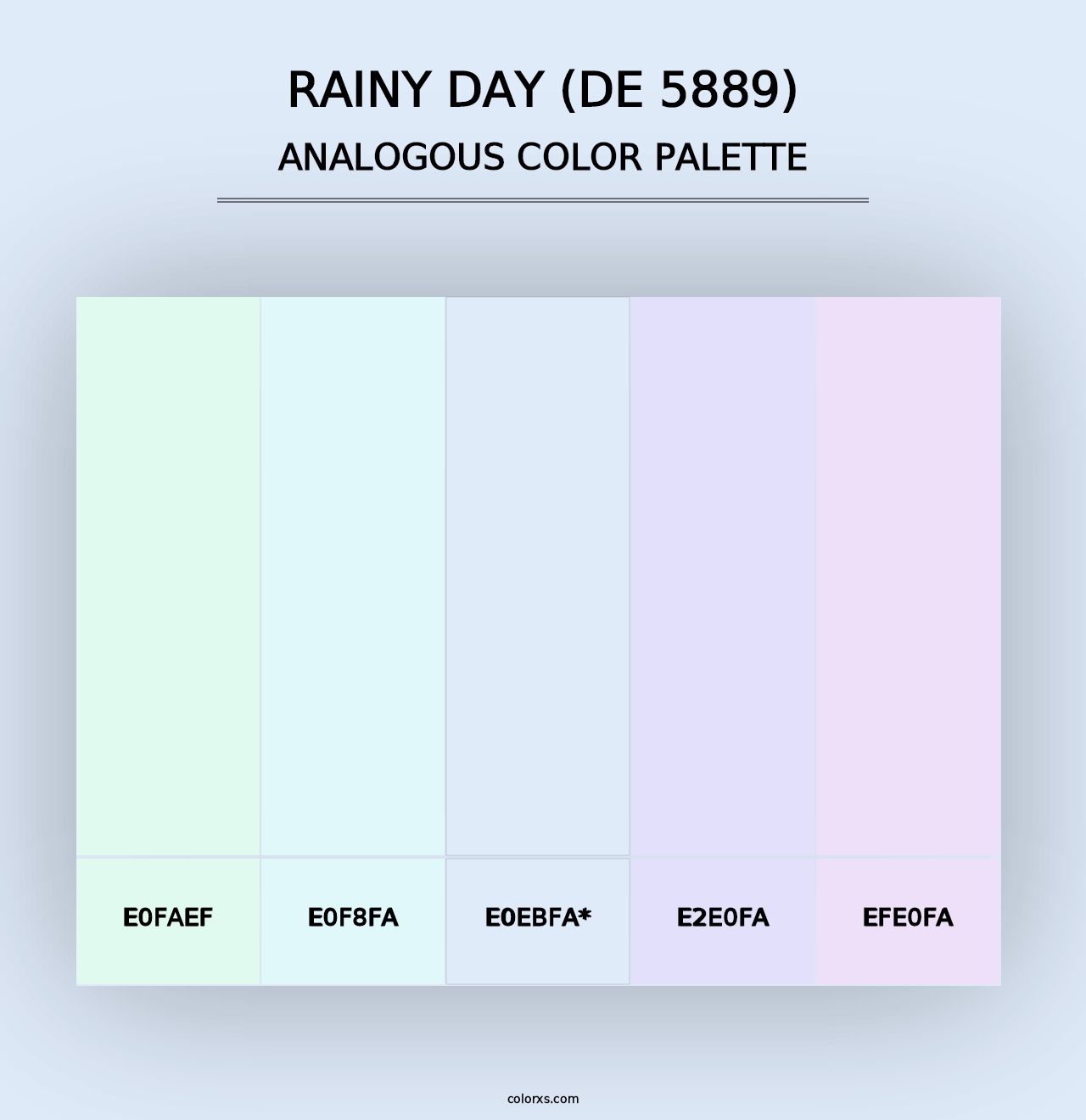 Rainy Day (DE 5889) - Analogous Color Palette