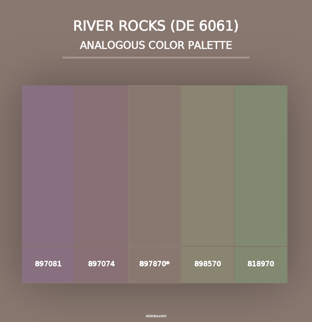 River Rocks (DE 6061) - Analogous Color Palette