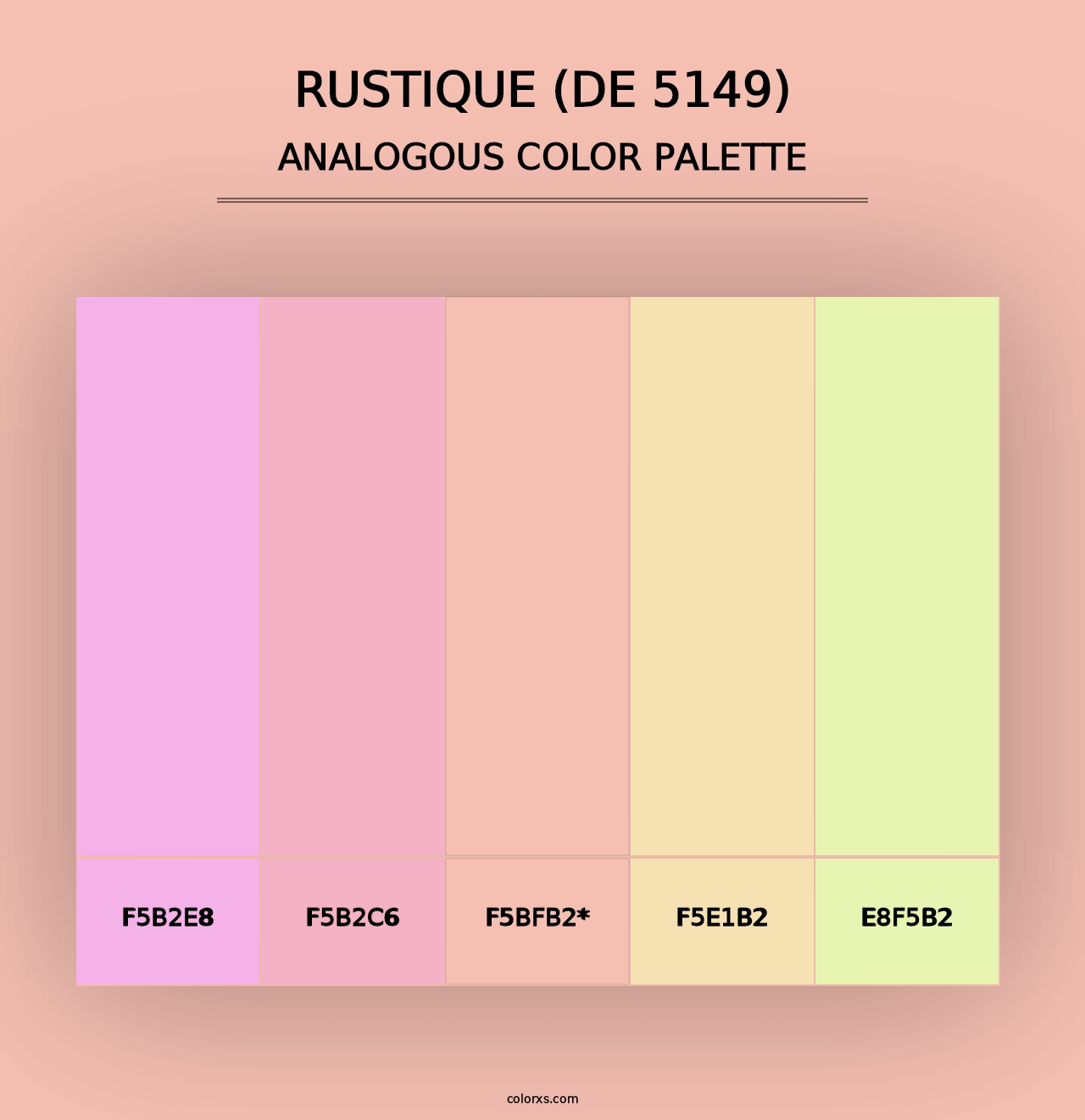 Rustique (DE 5149) - Analogous Color Palette