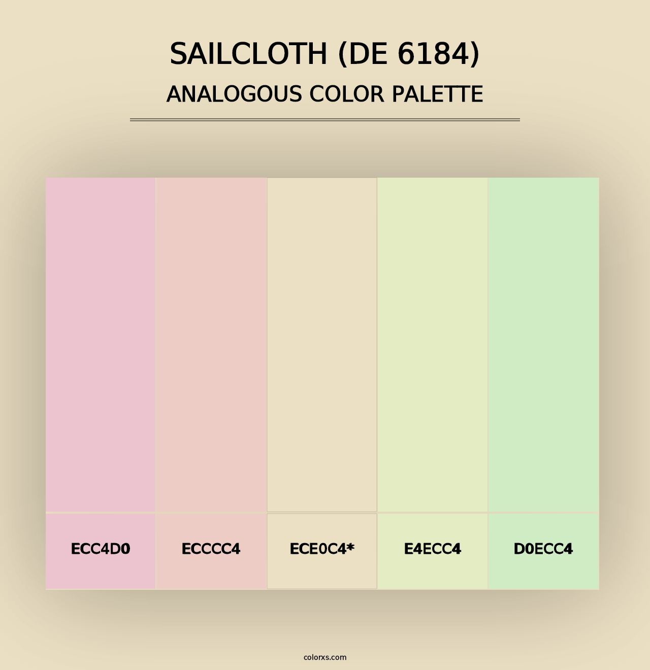 Sailcloth (DE 6184) - Analogous Color Palette