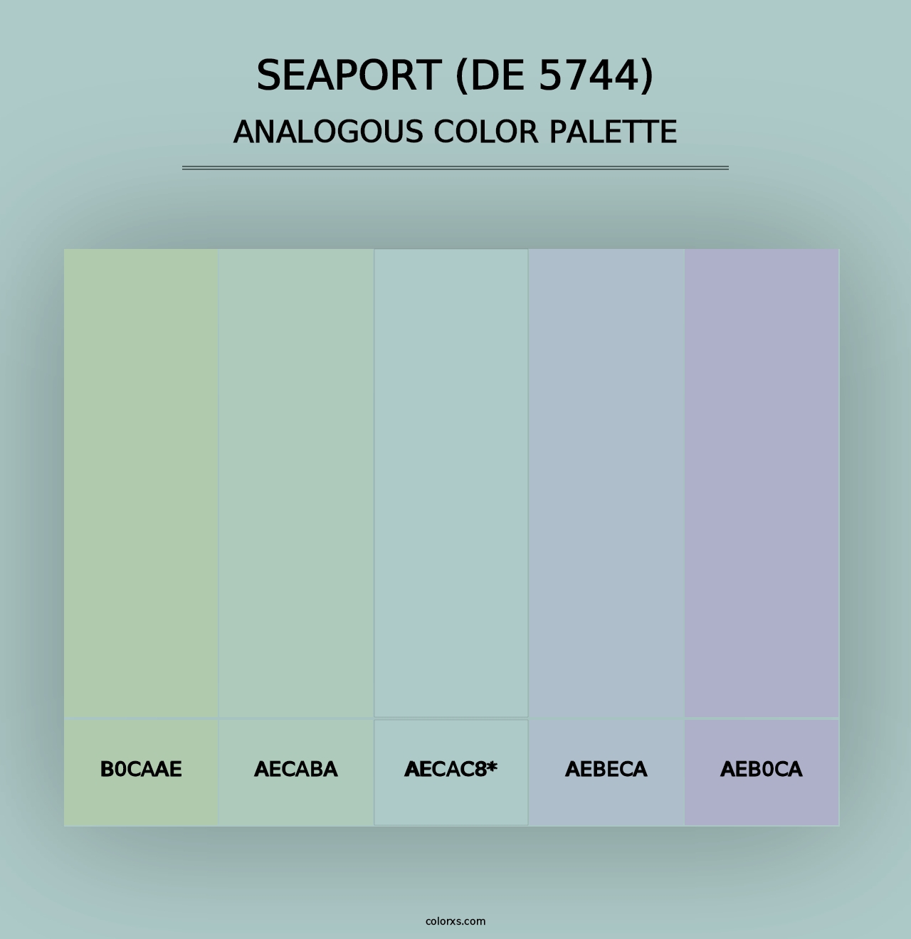 Seaport (DE 5744) - Analogous Color Palette