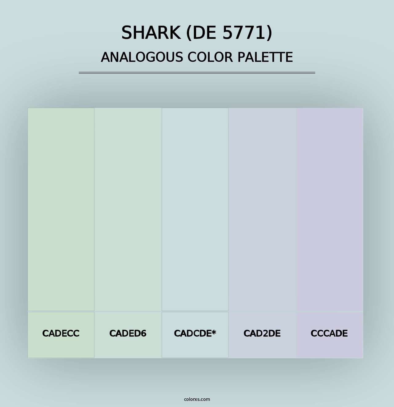 Shark (DE 5771) - Analogous Color Palette