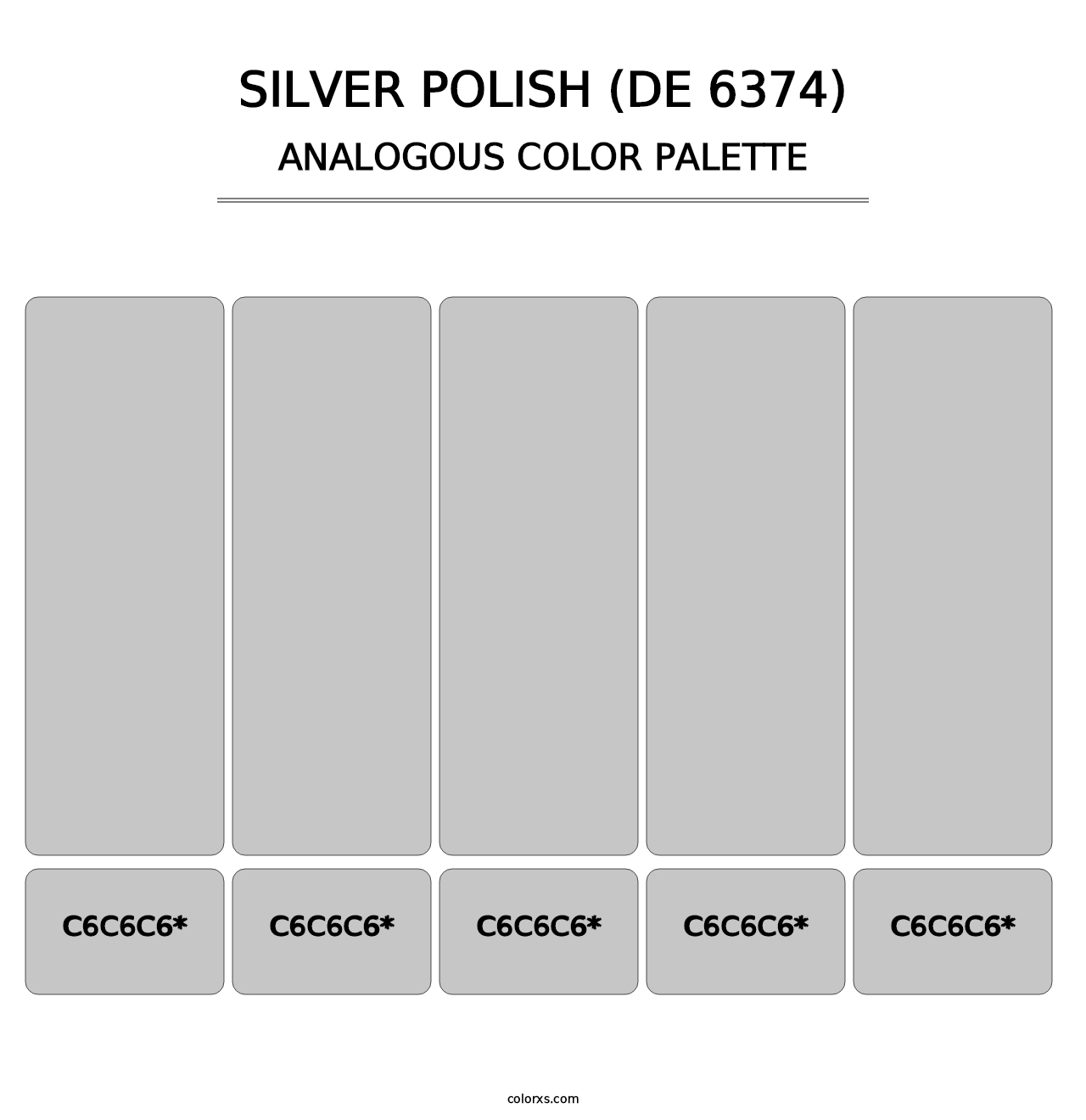 Silver Polish (DE 6374) - Analogous Color Palette