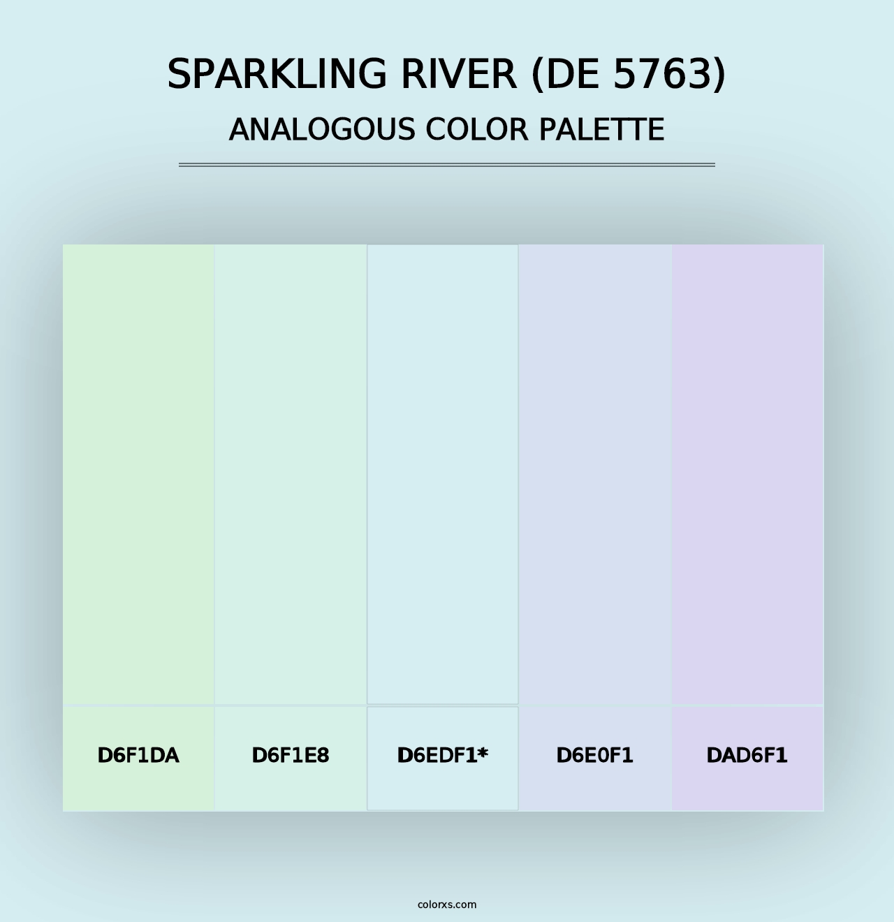 Sparkling River (DE 5763) - Analogous Color Palette