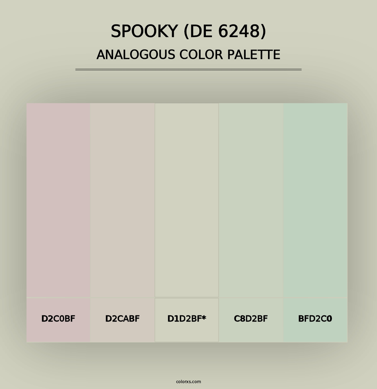 Spooky (DE 6248) - Analogous Color Palette