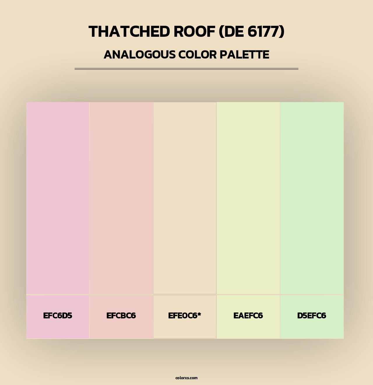 Thatched Roof (DE 6177) - Analogous Color Palette