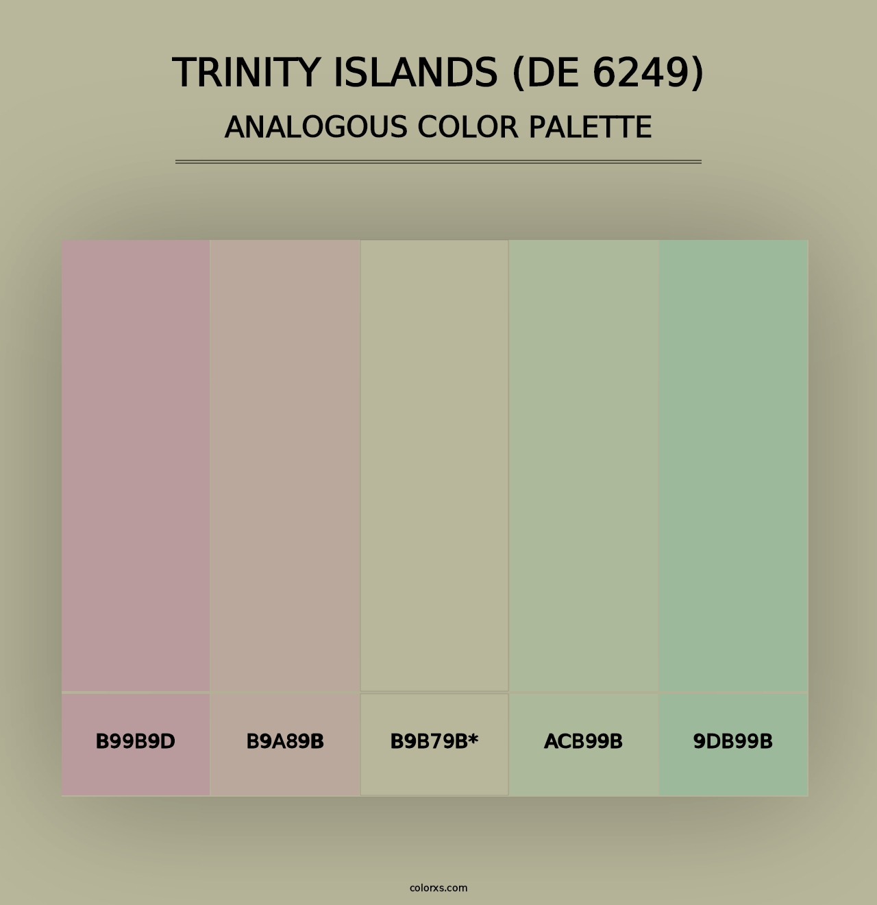 Trinity Islands (DE 6249) - Analogous Color Palette