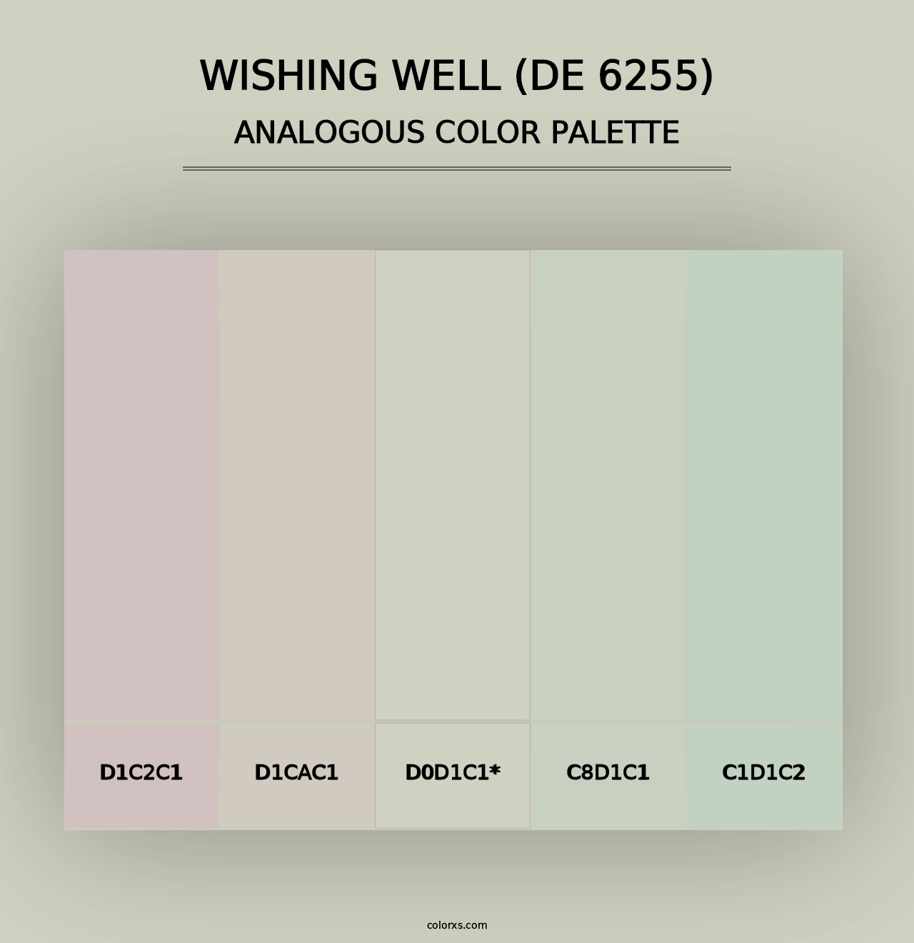 Wishing Well (DE 6255) - Analogous Color Palette