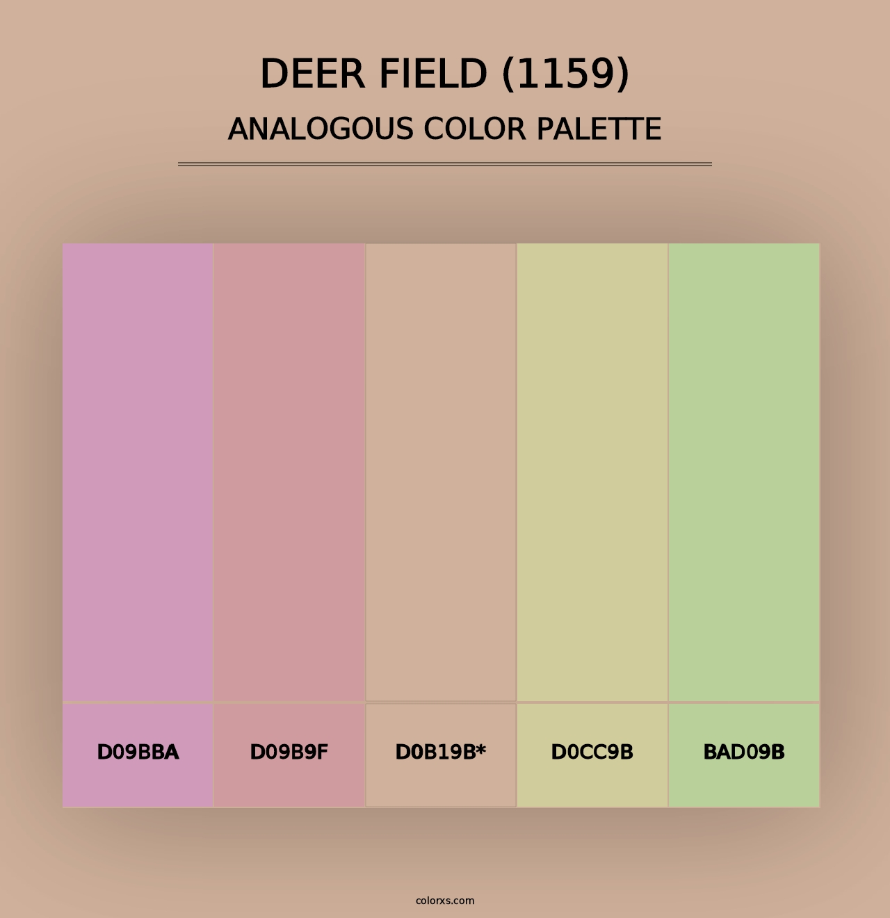 Deer Field (1159) - Analogous Color Palette