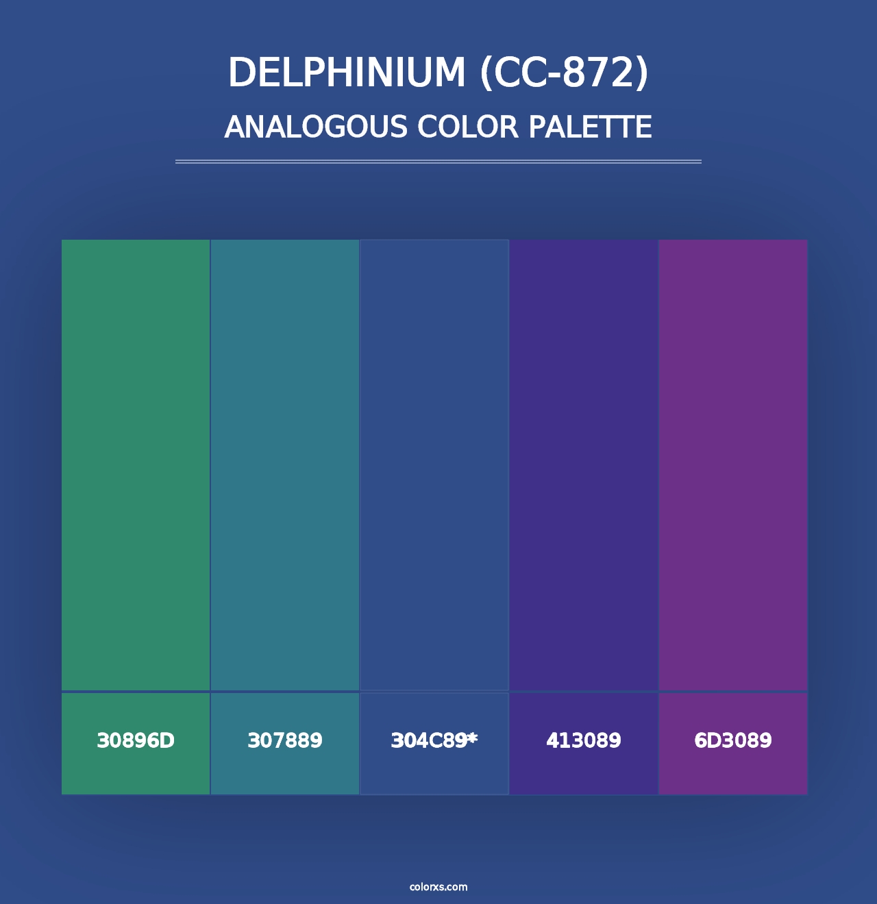 Delphinium (CC-872) - Analogous Color Palette